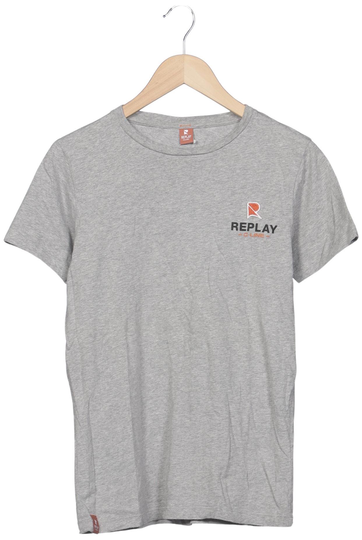 

Replay Herren T-Shirt, grau, Gr. 46