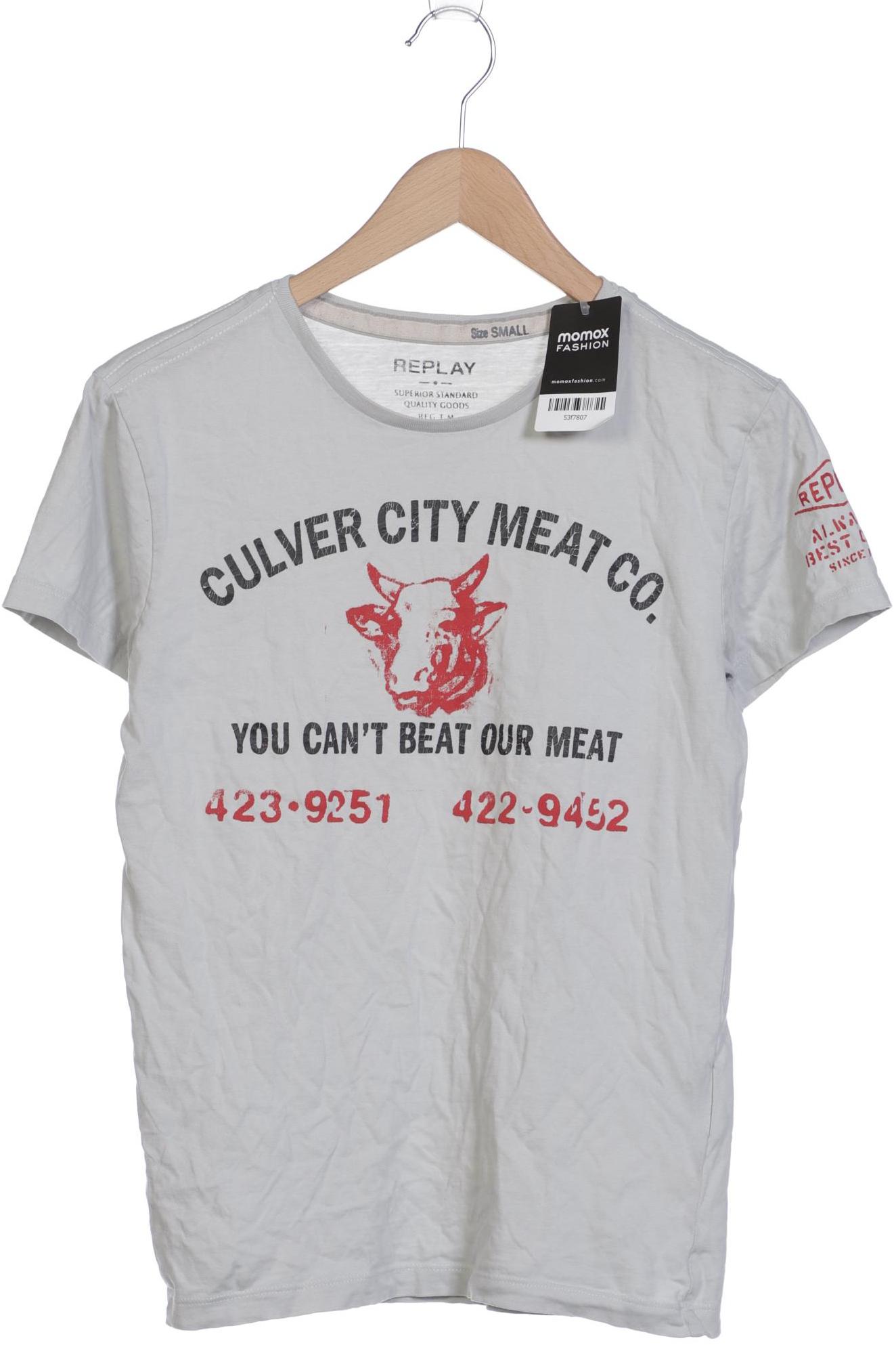 

Replay Herren T-Shirt, grau, Gr. 46