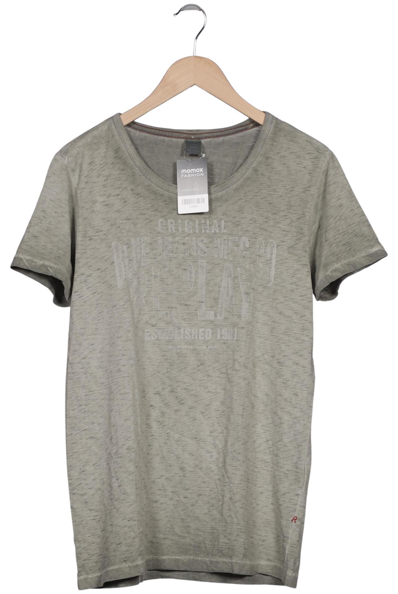 

Replay Herren T-Shirt, grau, Gr. 48