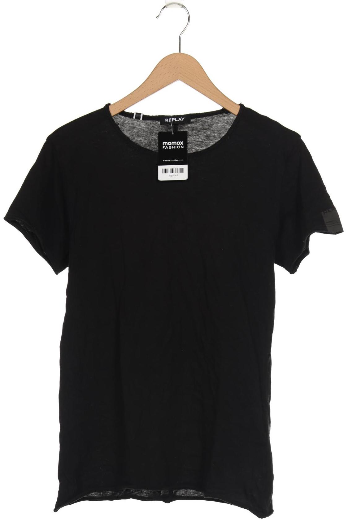 

Replay Herren T-Shirt, schwarz