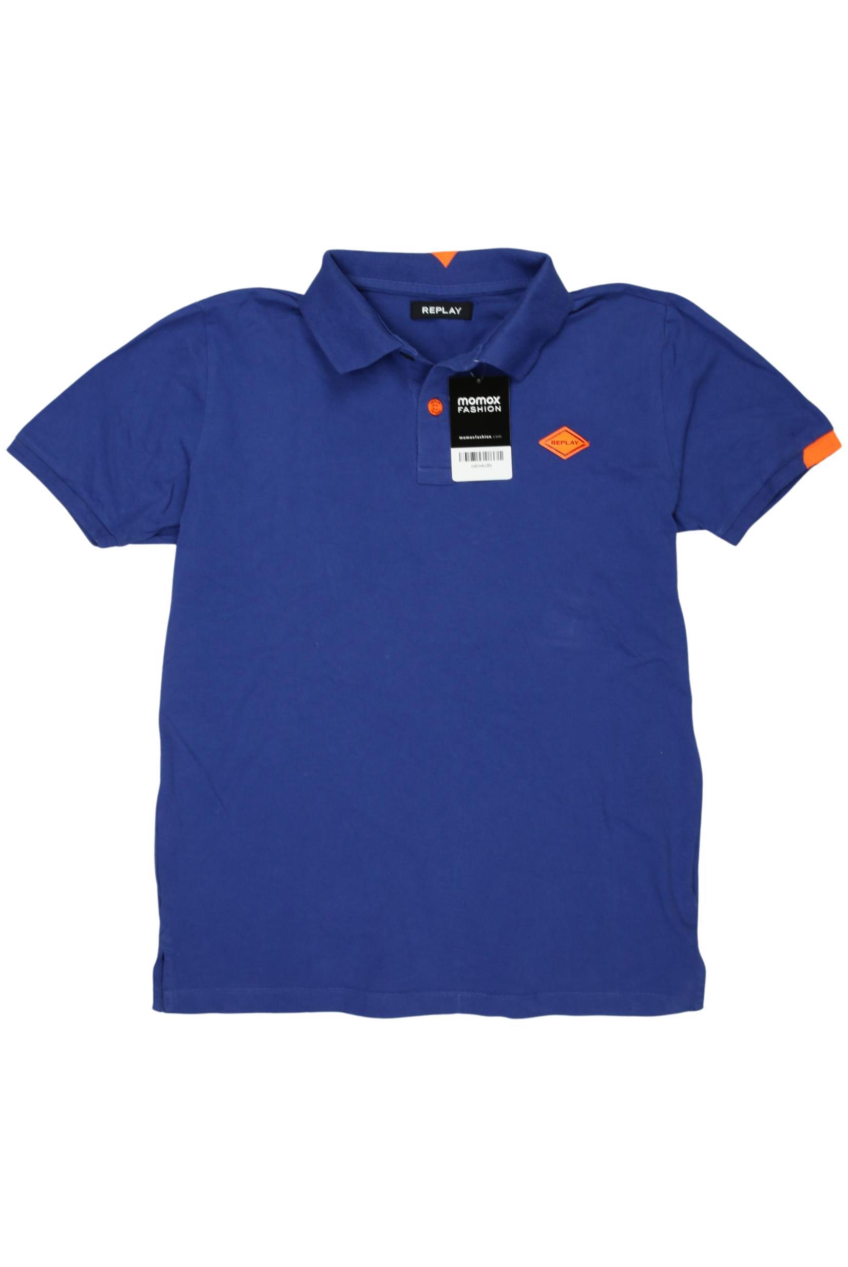

Replay Herren Poloshirt, blau, Gr. 16