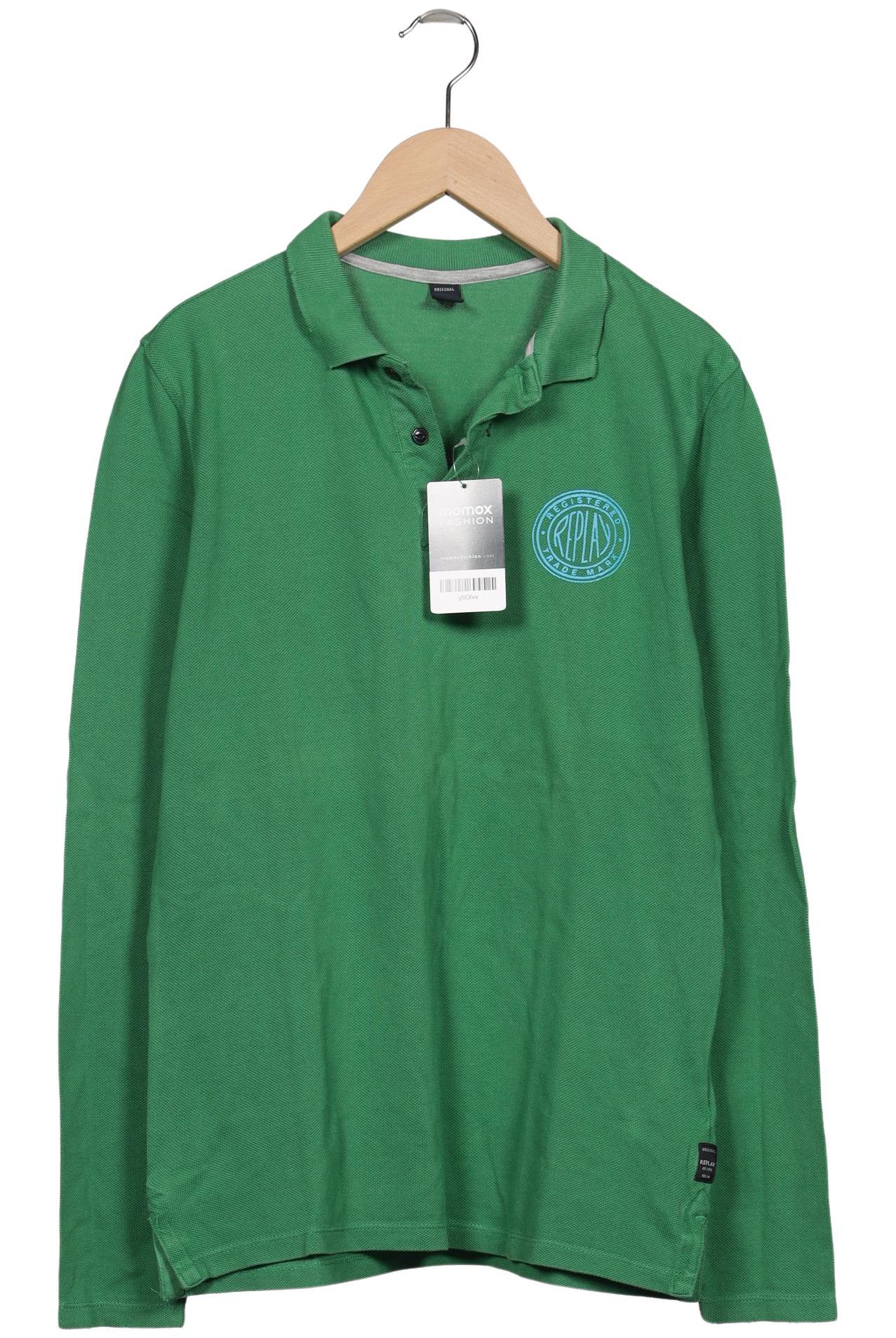 

Replay Herren Poloshirt, grün, Gr. 164