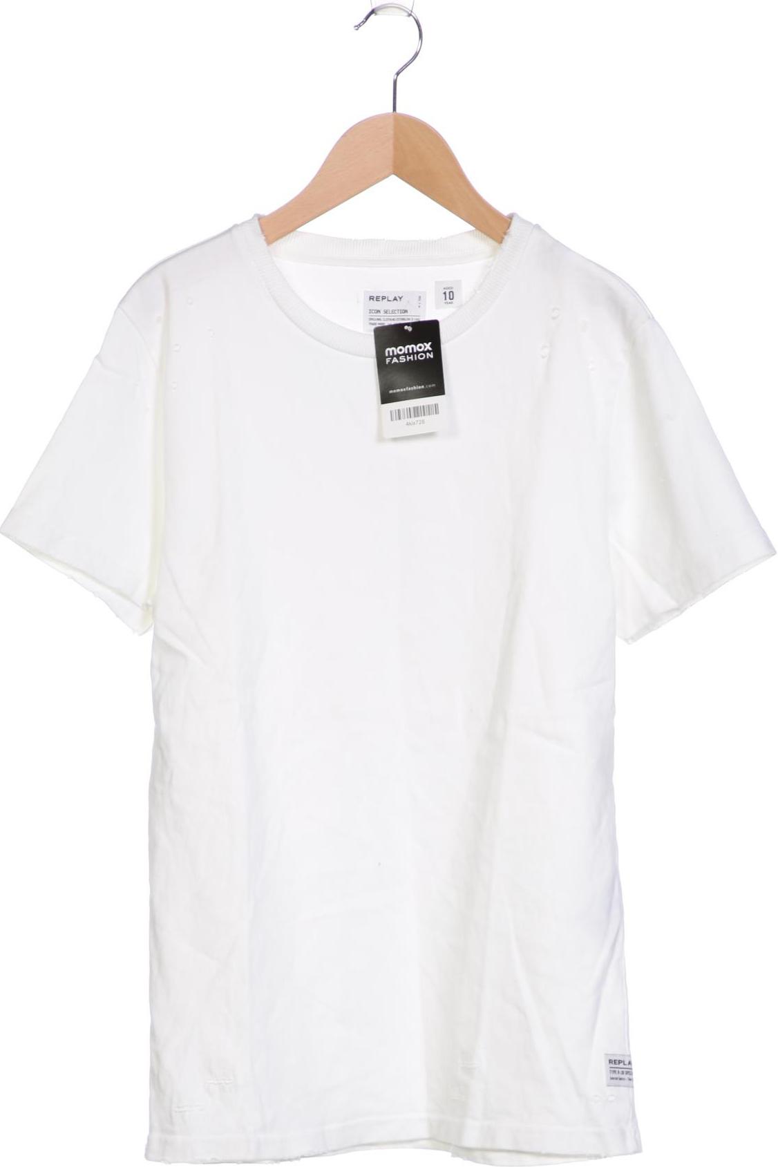 

Replay Herren T-Shirt, weiß, Gr. 140