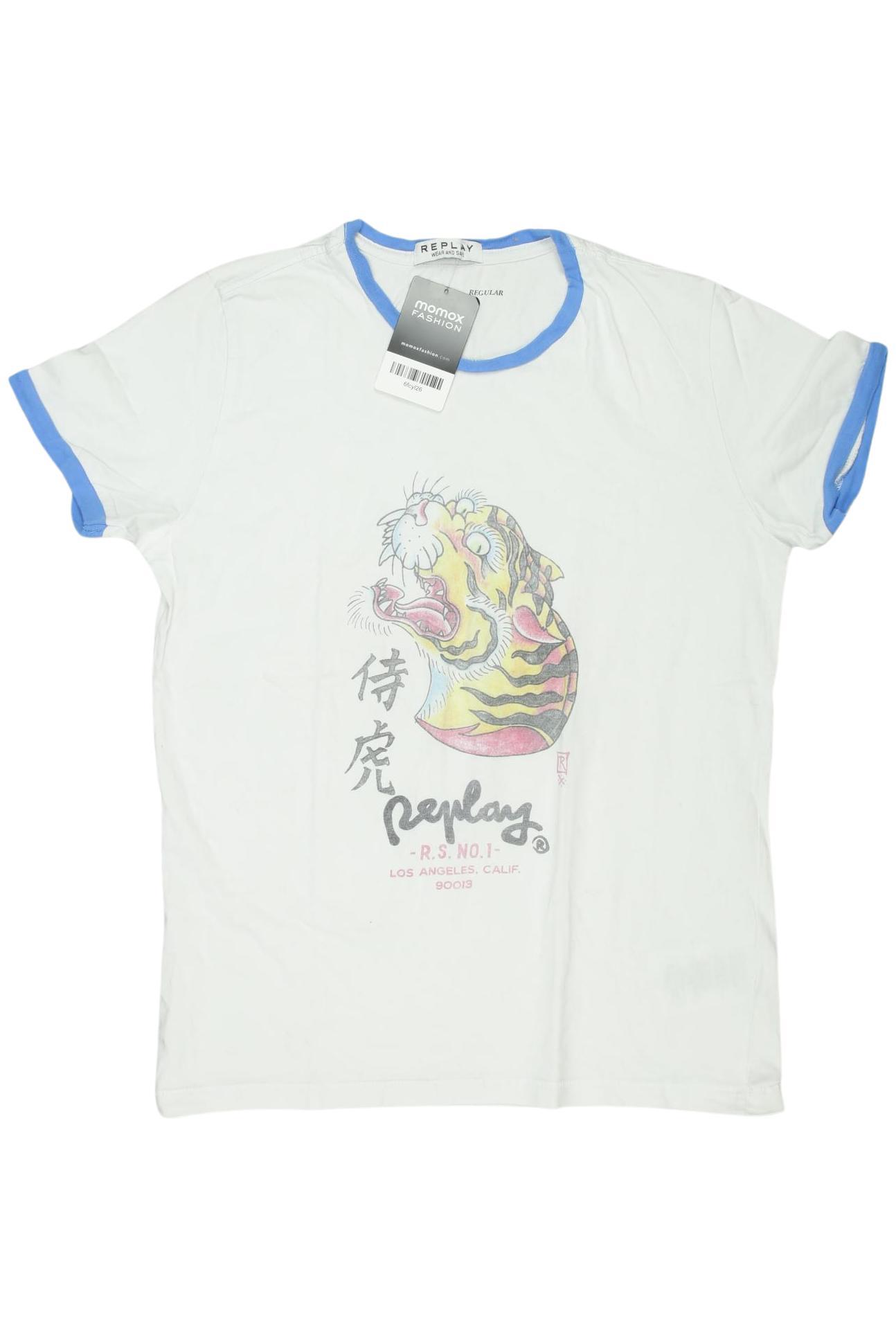 

Replay Herren T-Shirt, weiß, Gr. 164