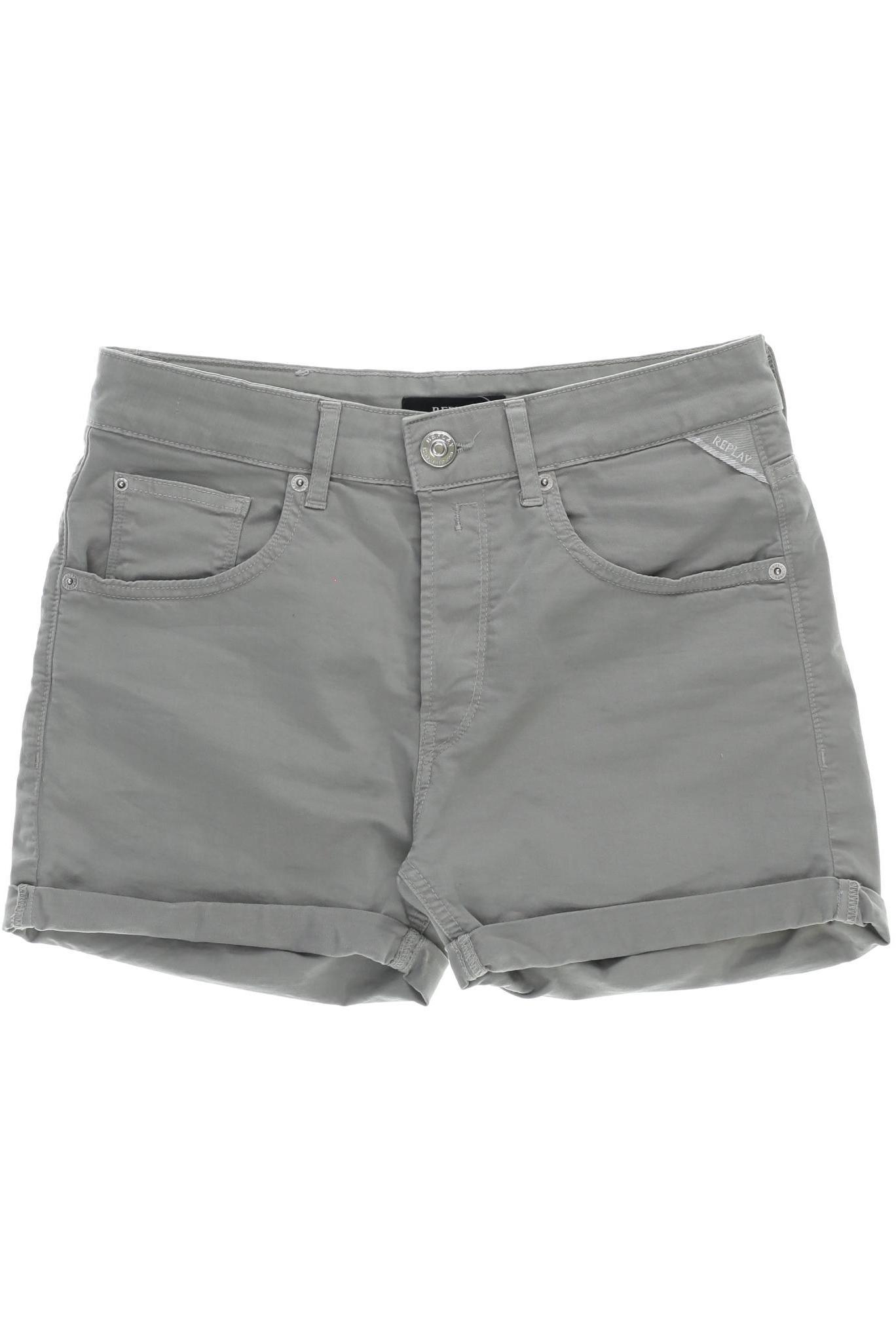 

Replay Damen Shorts, grau, Gr. 25