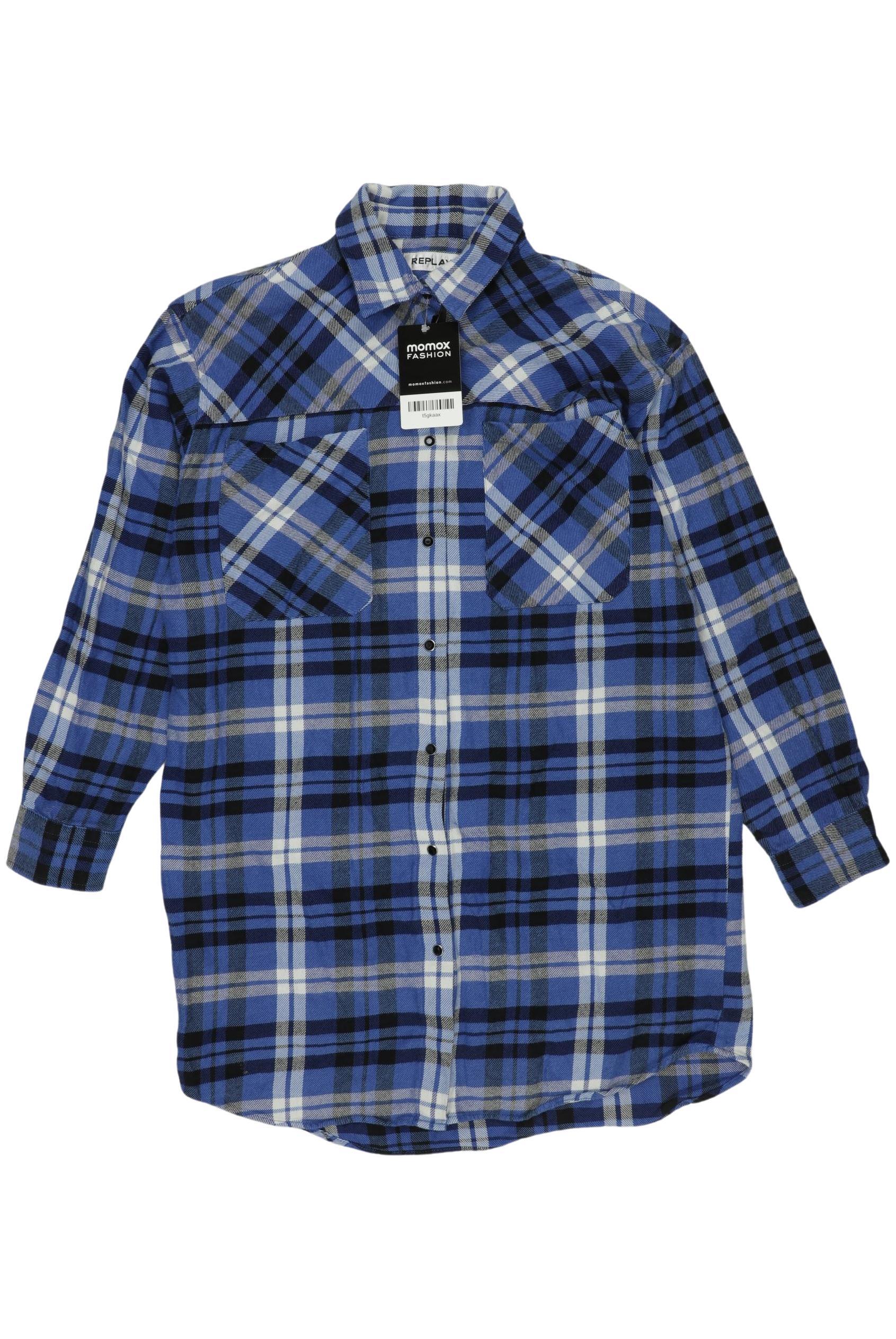 

Replay Damen Bluse, blau, Gr. 146/152