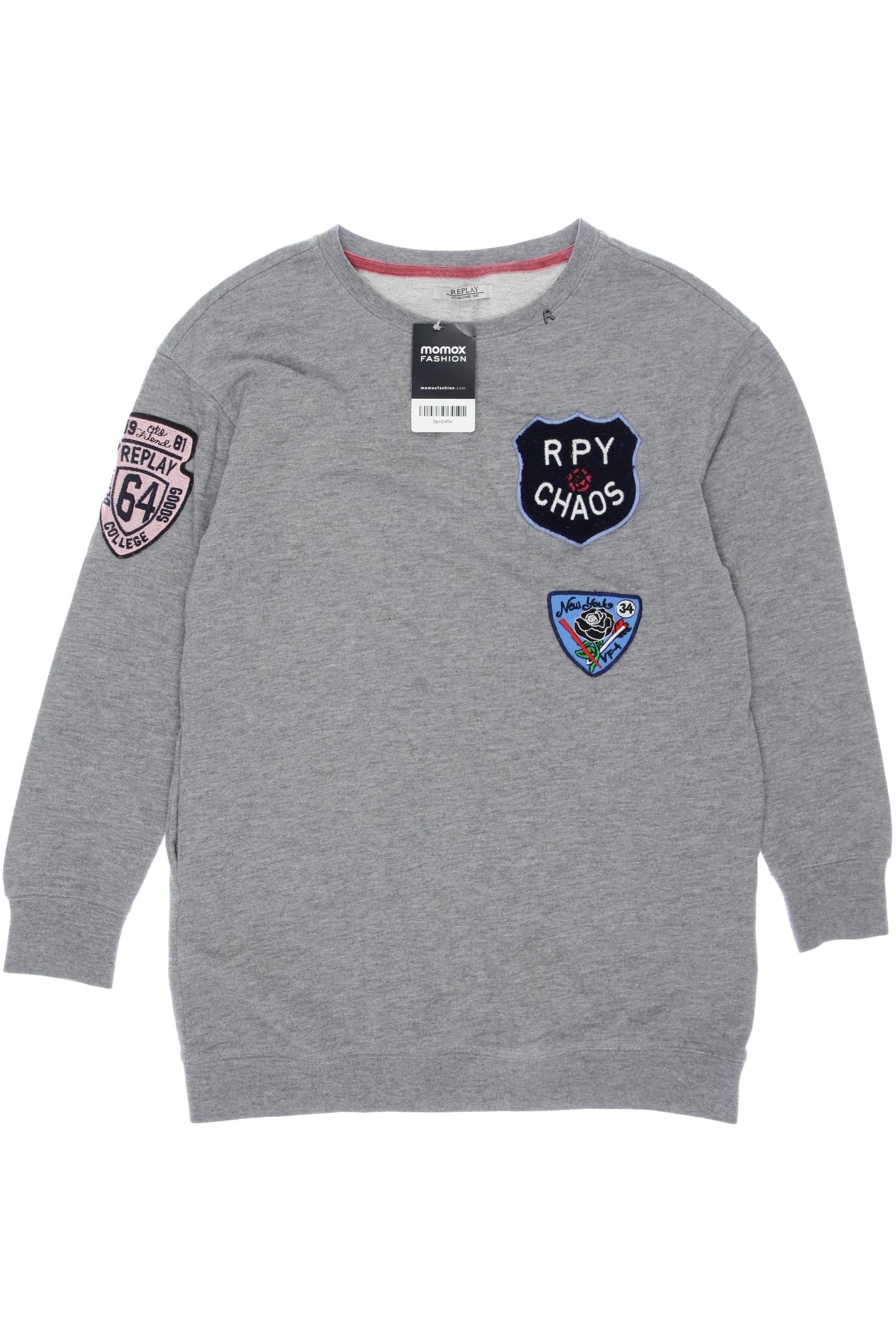 

Replay Damen Hoodies & Sweater, grau, Gr. 146
