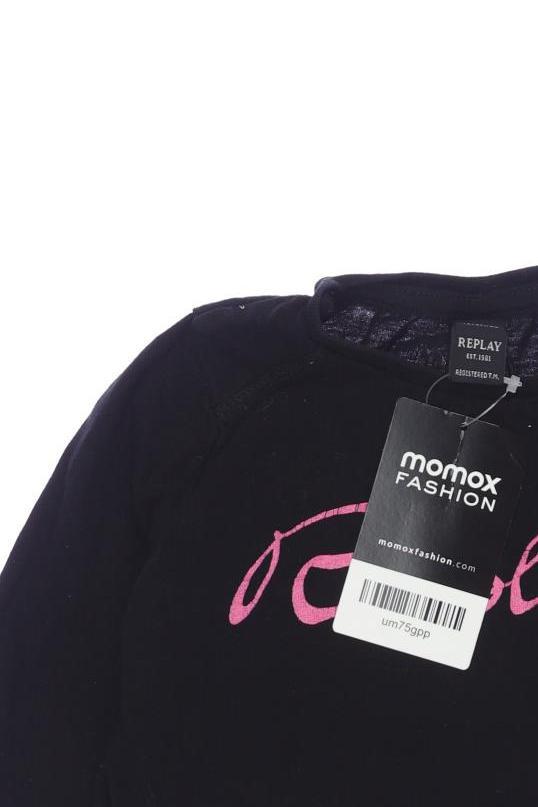 Thumbnail - Replay Mädchen Langarmshirt, schwarz, Gr. 86