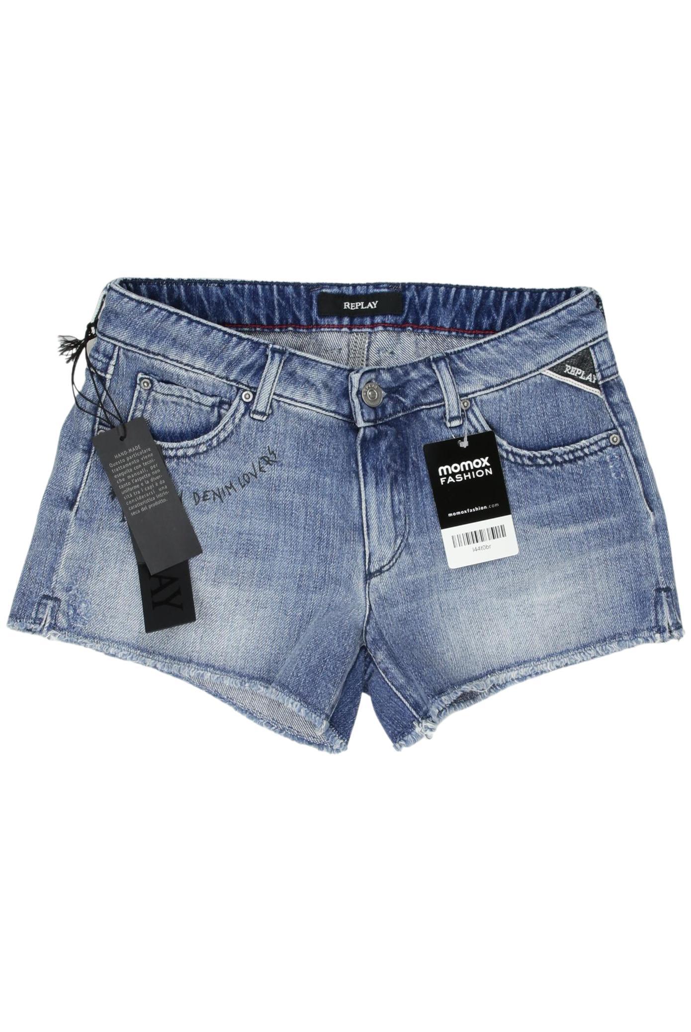

Replay Damen Shorts, blau, Gr. 12