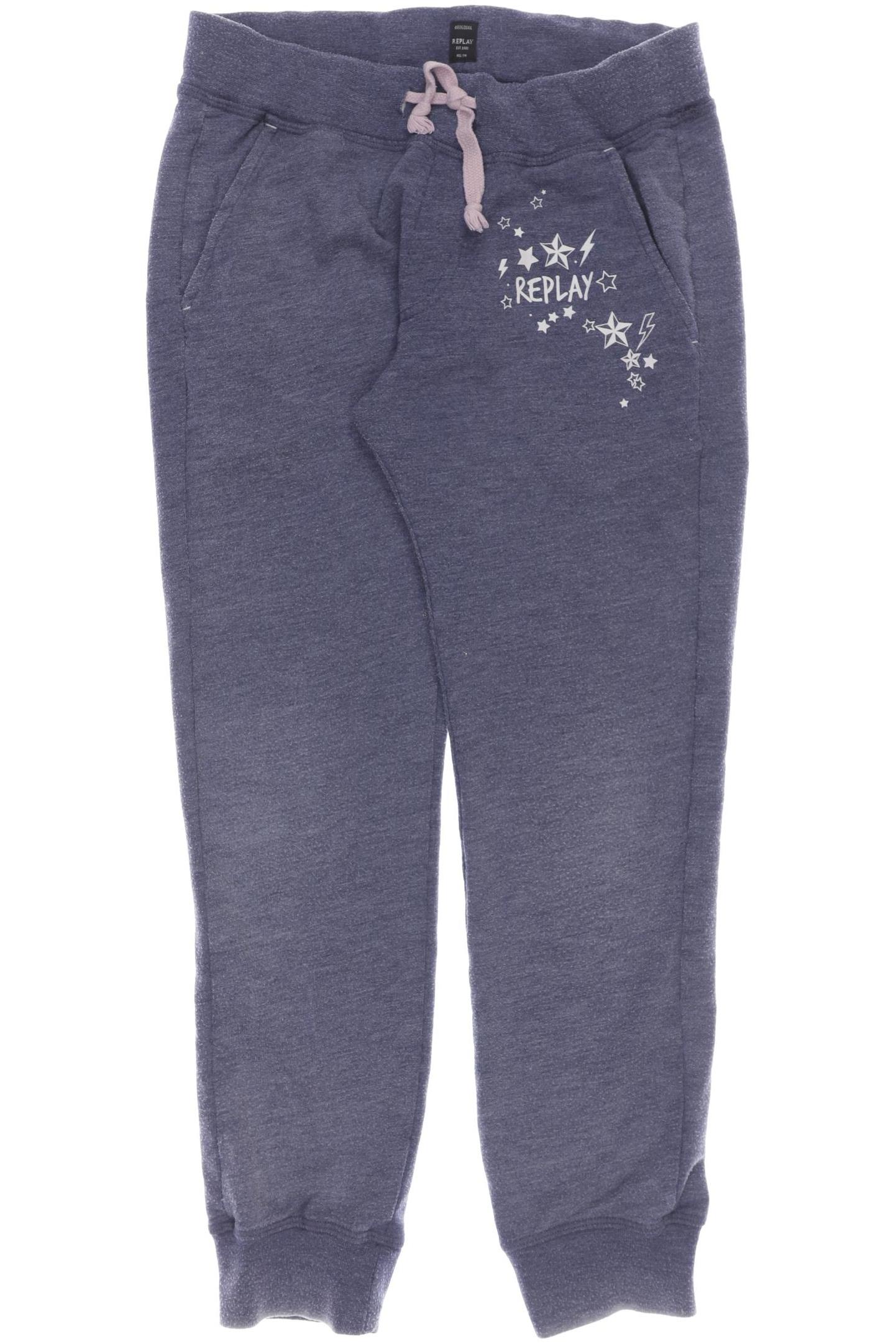 

Replay Damen Stoffhose, blau, Gr. 128