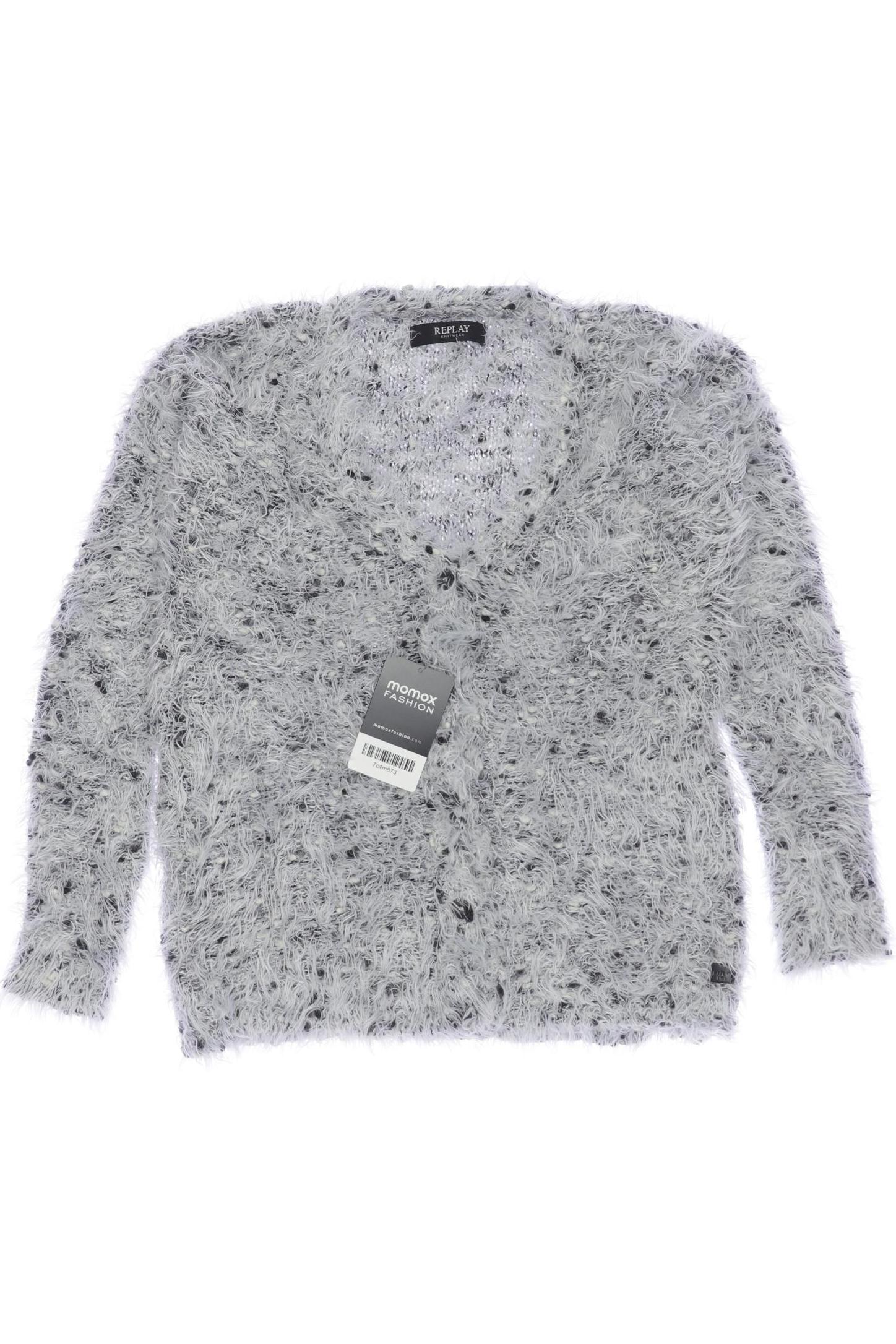 

Replay Damen Strickjacke, grau, Gr. 10