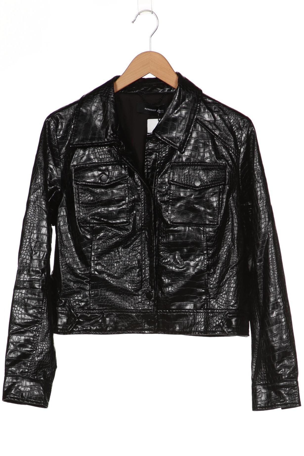 

Reserved Damen Jacke, schwarz