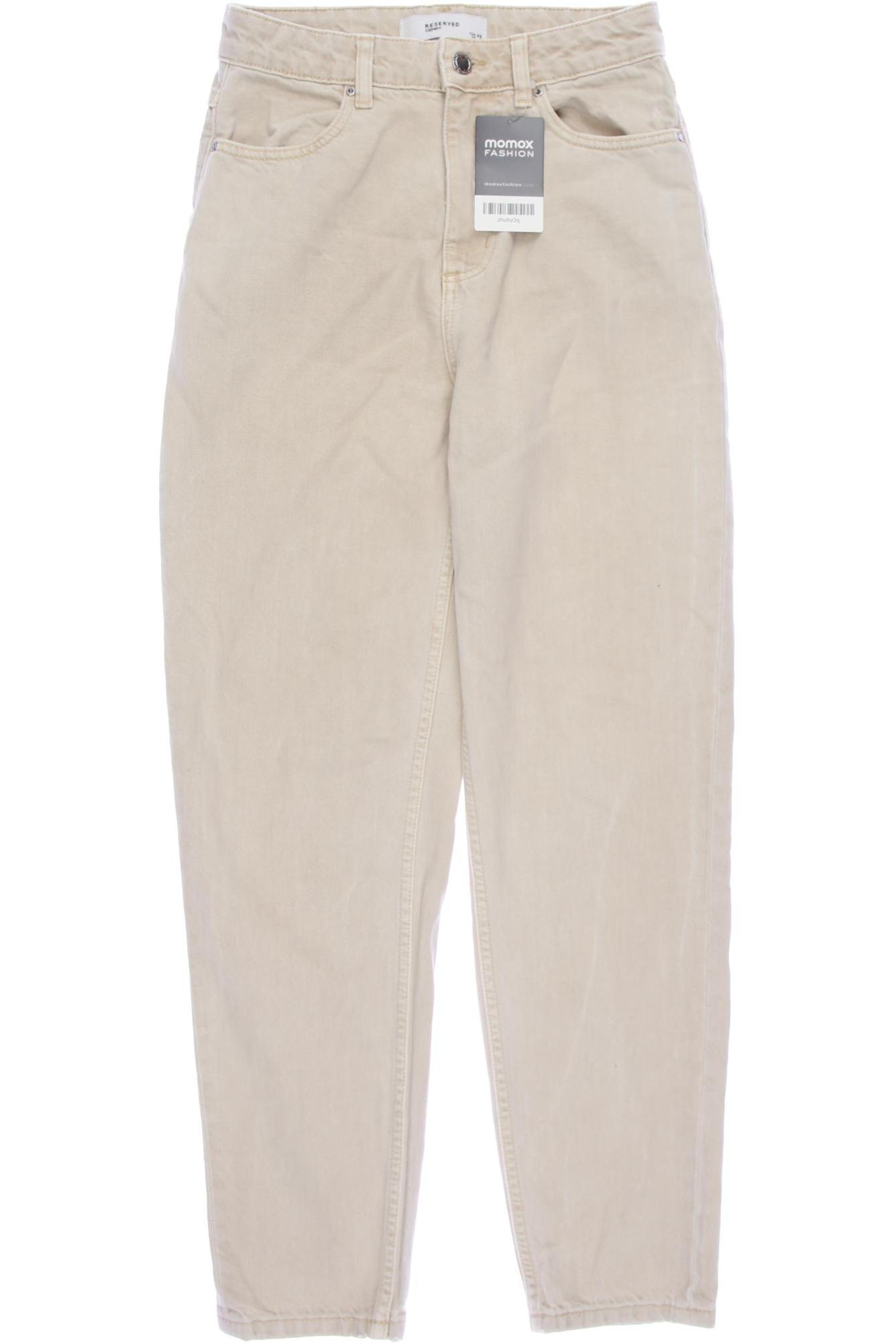 

Reserved Damen Jeans, beige, Gr. 34