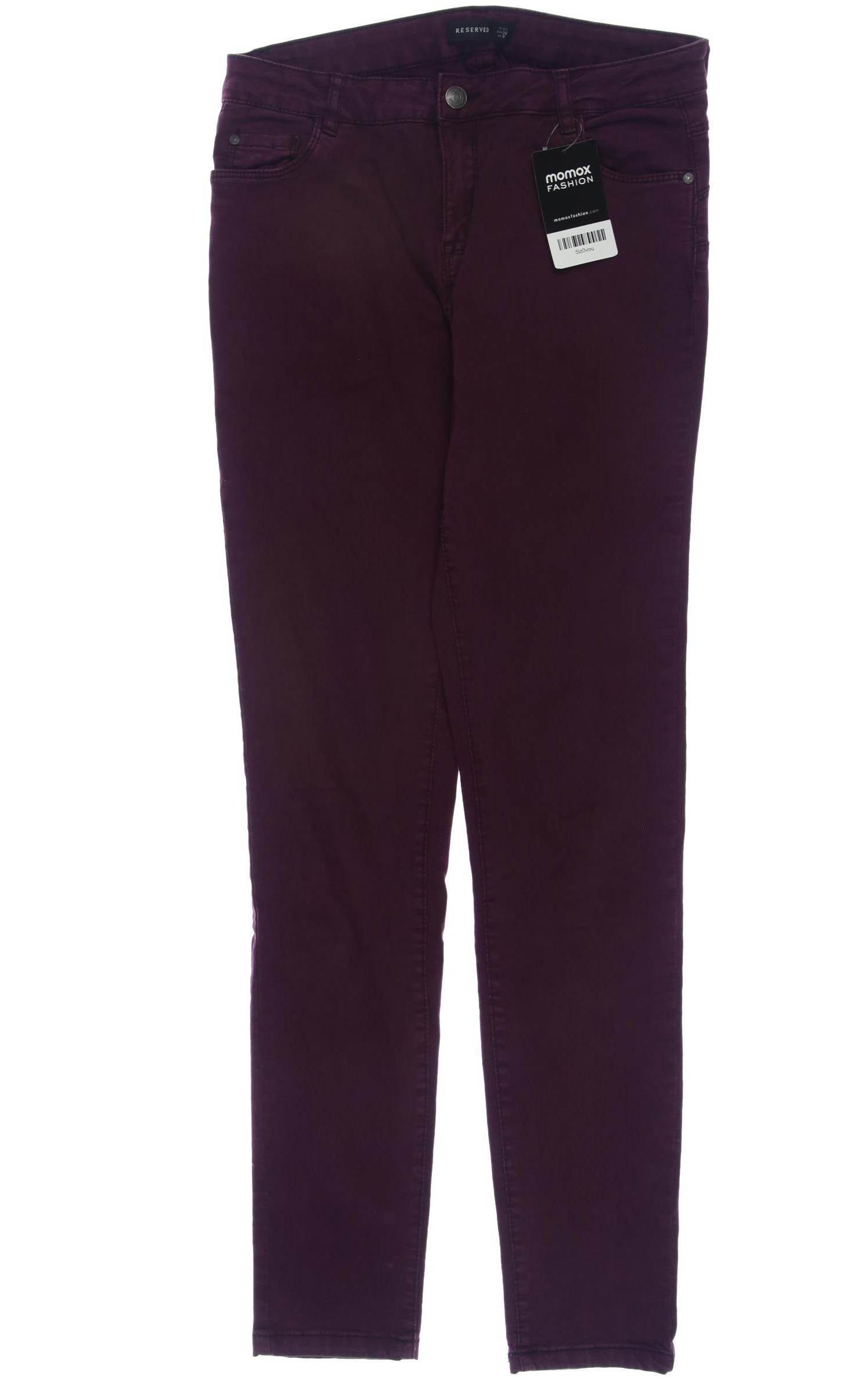 

Reserved Damen Jeans, bordeaux, Gr. 36