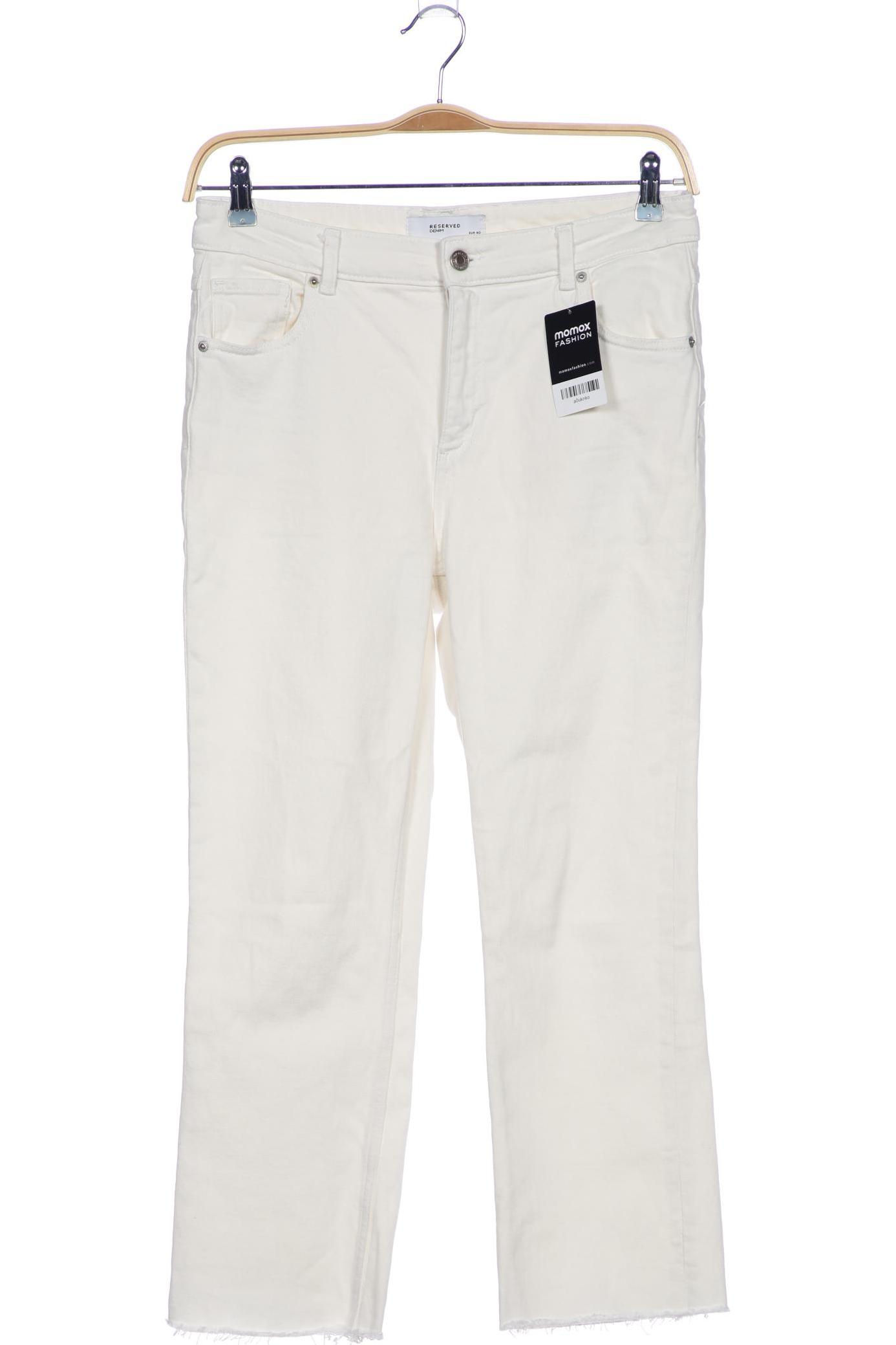 

Reserved Damen Jeans, weiß, Gr. 40