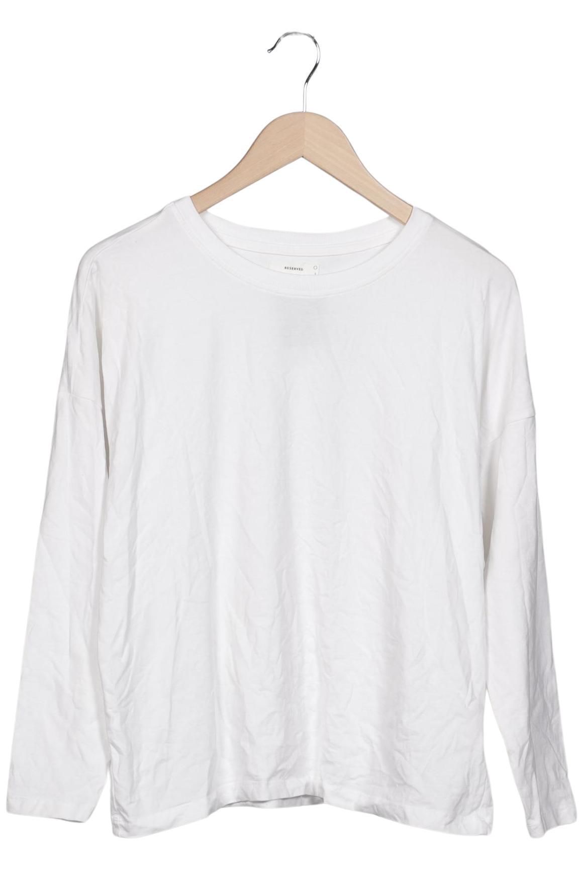 

Reserved Damen Langarmshirt, weiß, Gr. 42