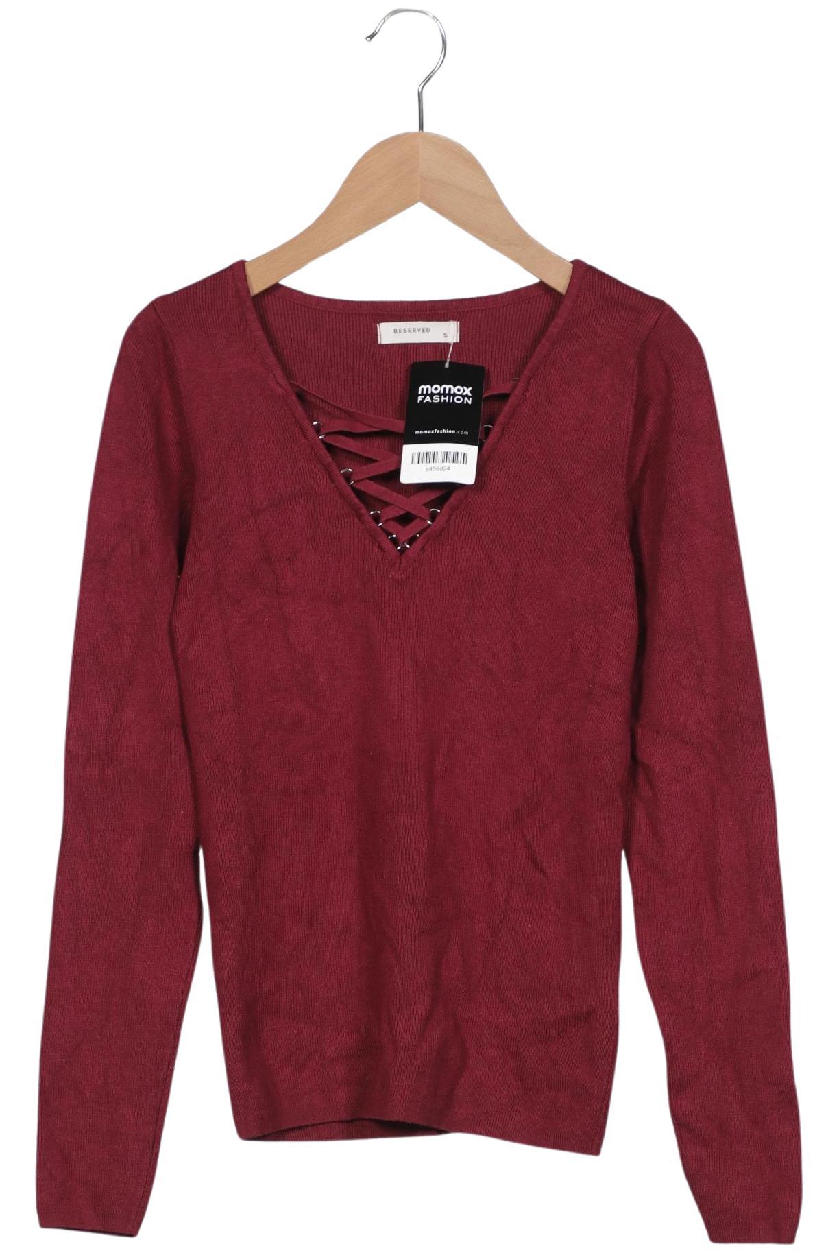 

Reserved Damen Pullover, bordeaux, Gr. 36