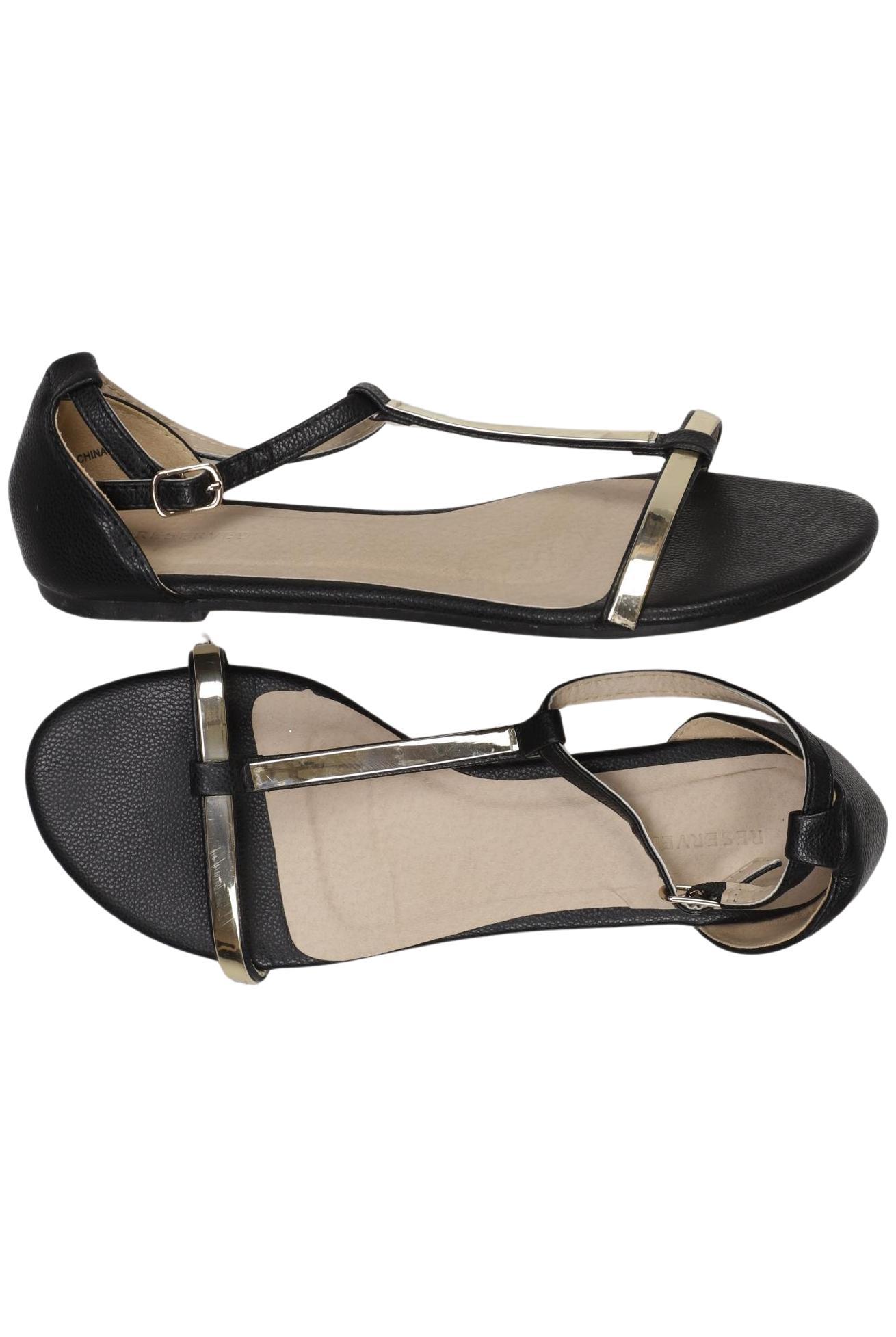 

Reserved Damen Sandale, schwarz, Gr. 37