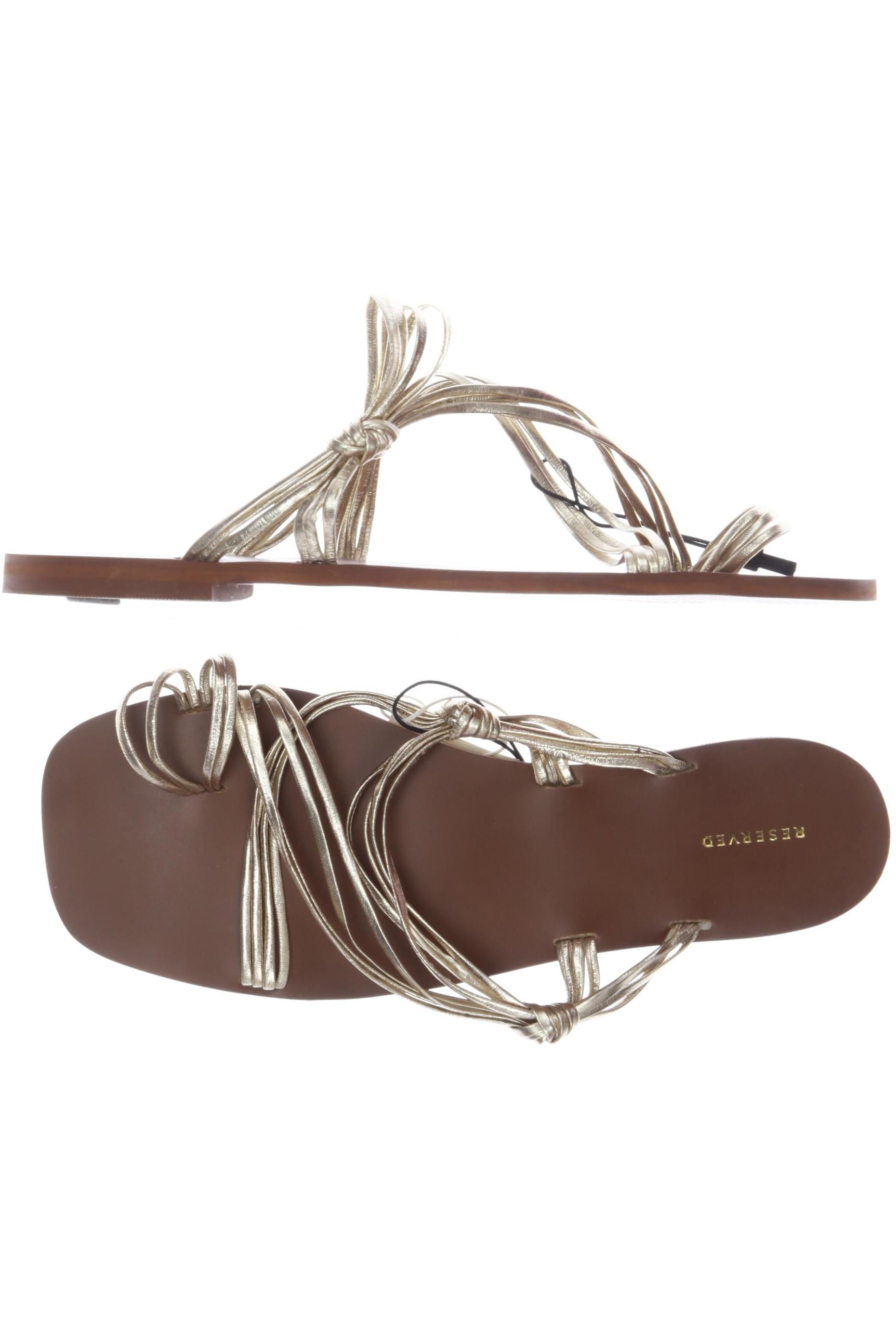 

Reserved Damen Sandale, gold, Gr. 38
