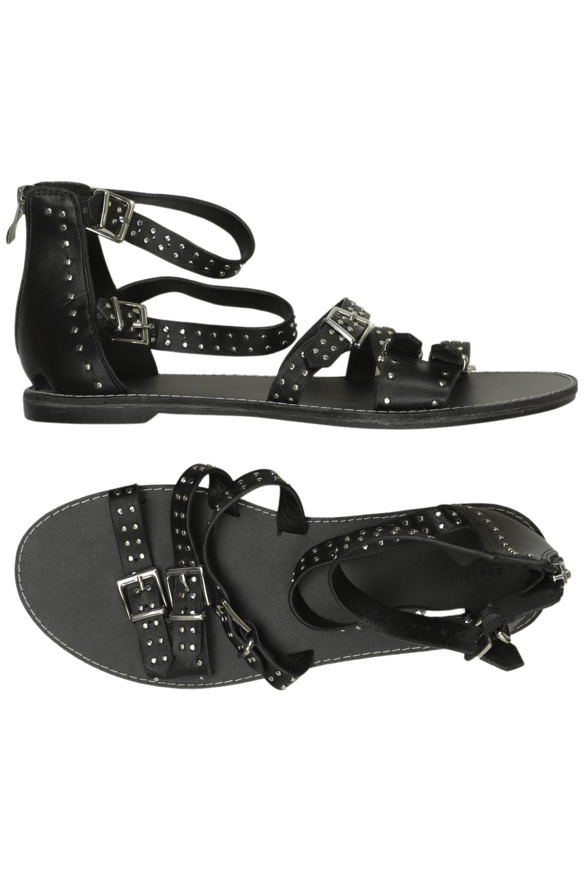 

Reserved Damen Sandale, schwarz, Gr. 39