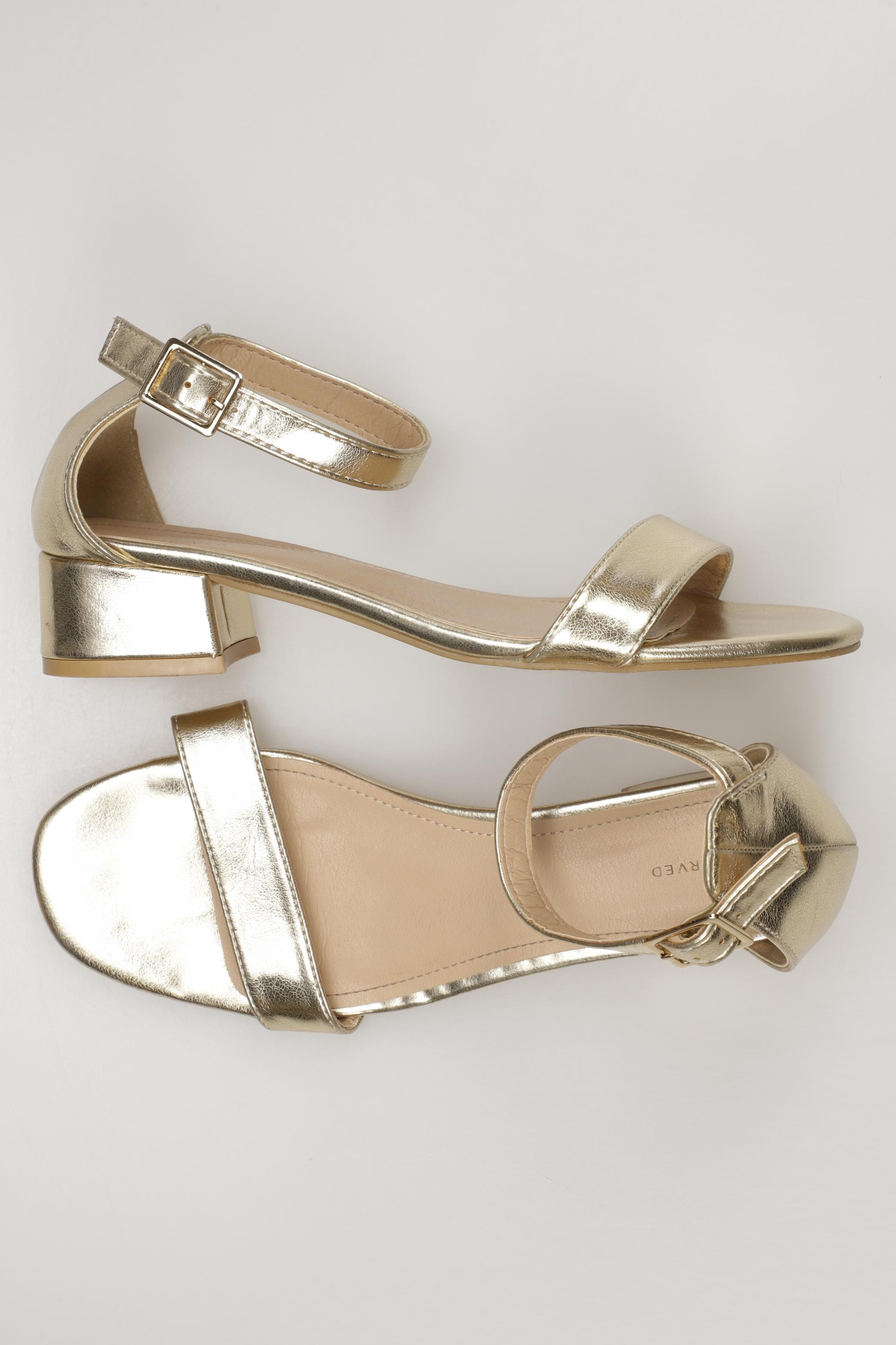 

Reserved Damen Sandale, gold, Gr. 39