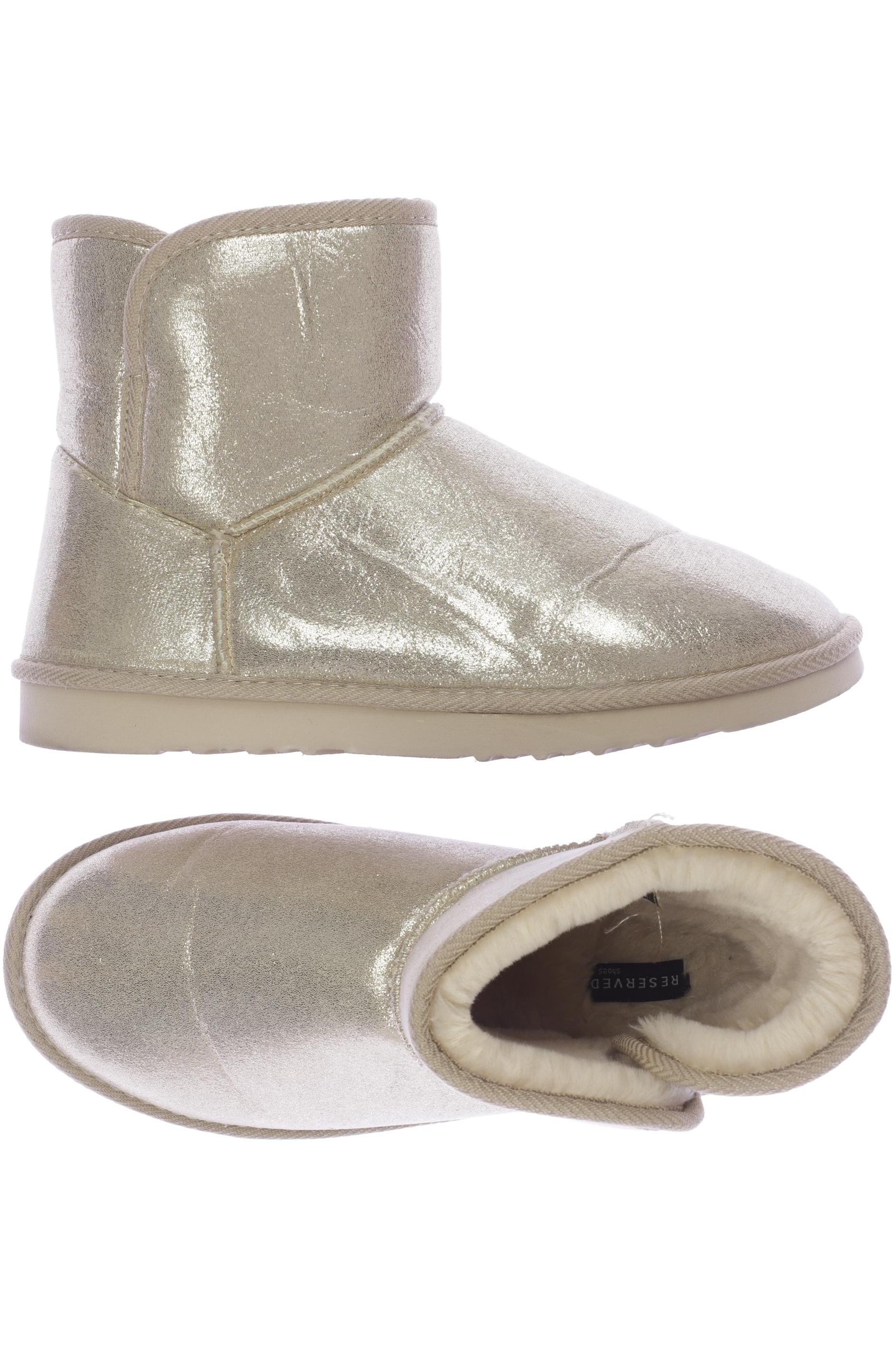 

Reserved Damen Stiefelette, gold, Gr. 41