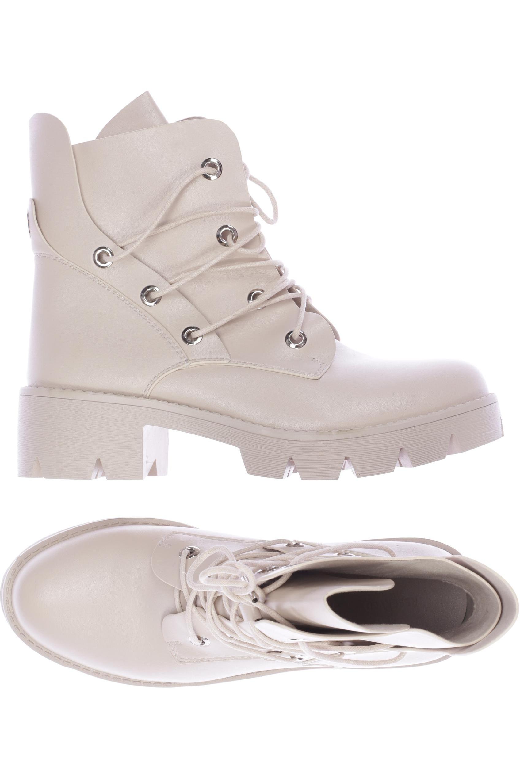 

Reserved Damen Stiefelette, cremeweiß