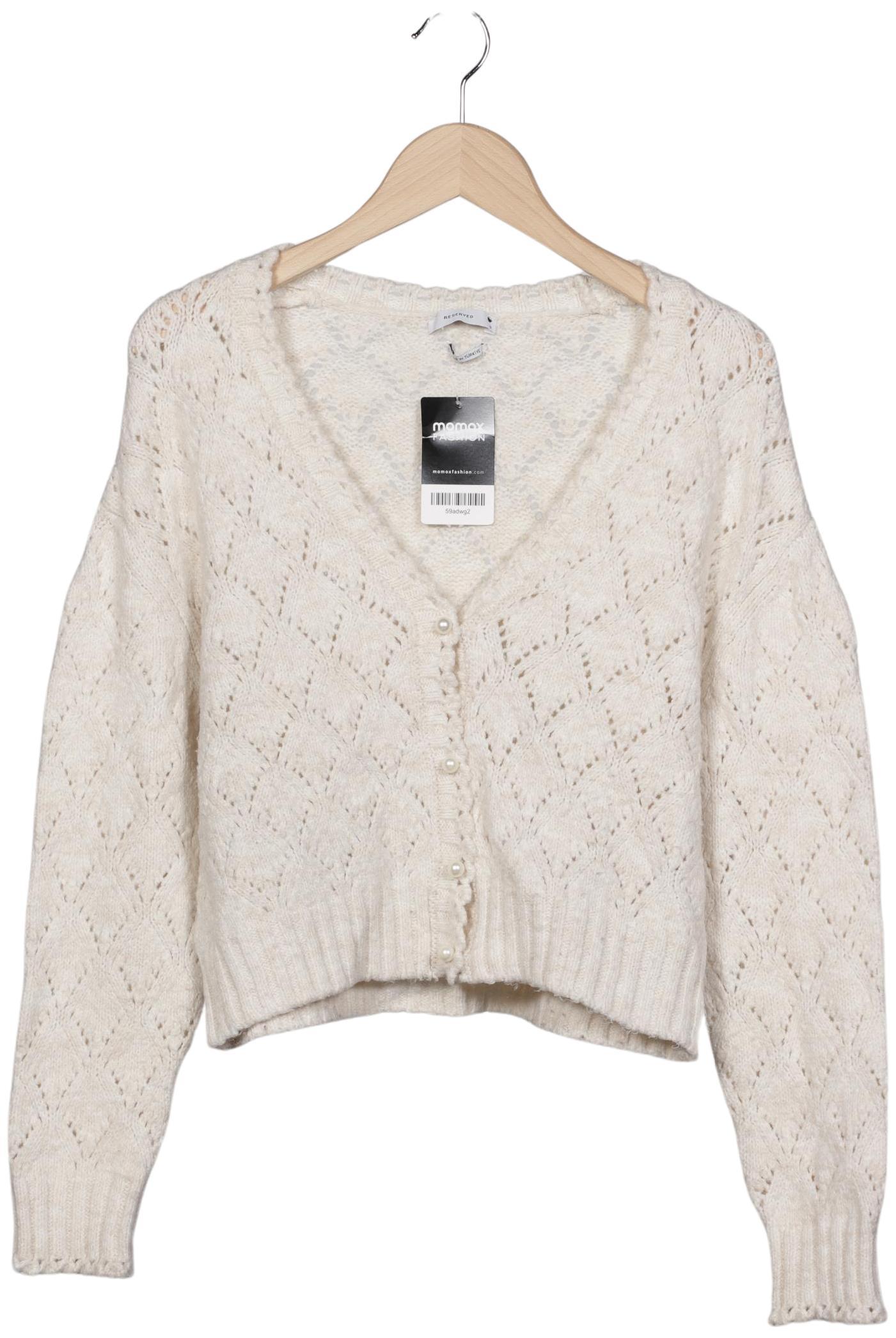 

Reserved Damen Strickjacke, cremeweiß, Gr. 36