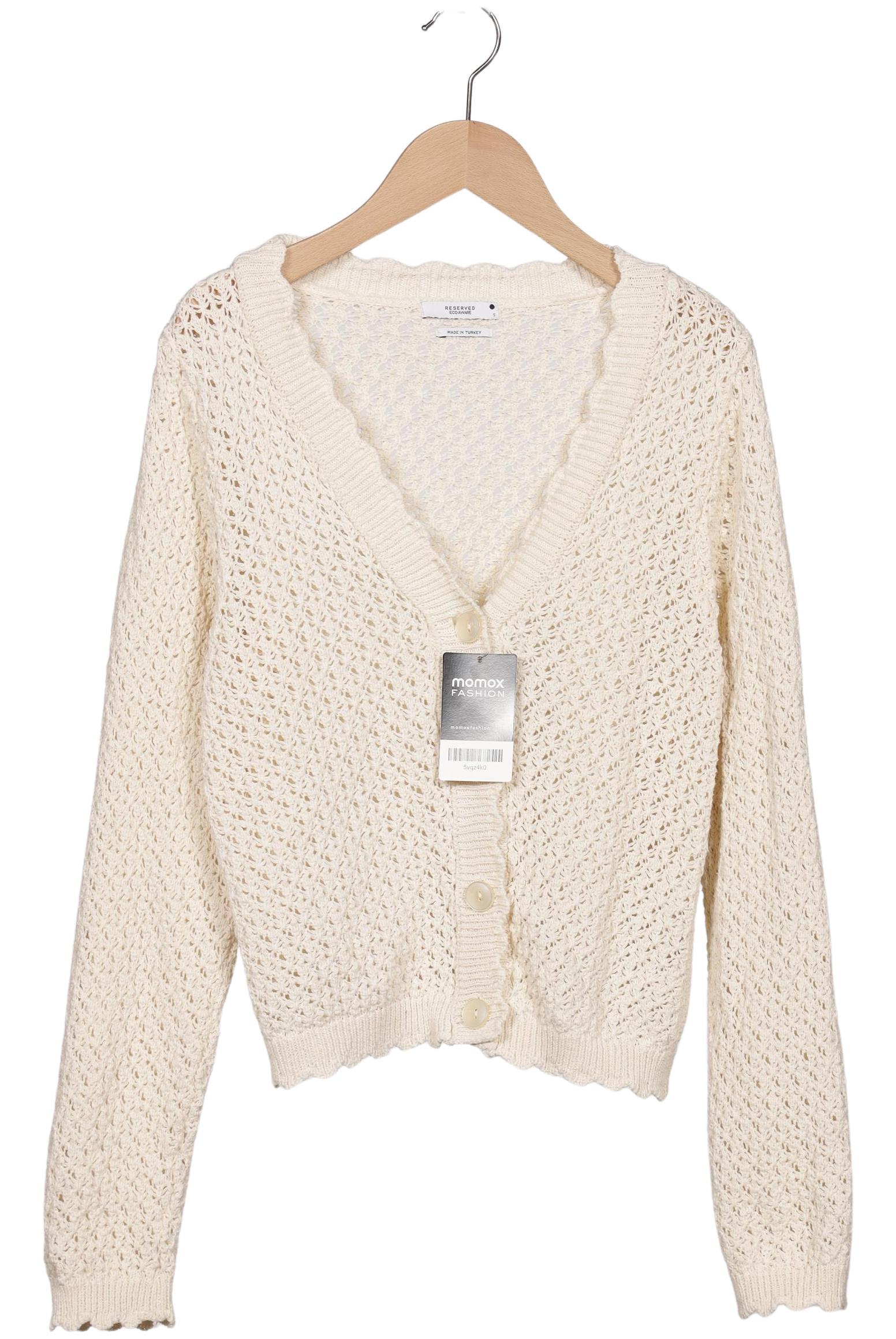 

Reserved Damen Strickjacke, cremeweiß, Gr. 36