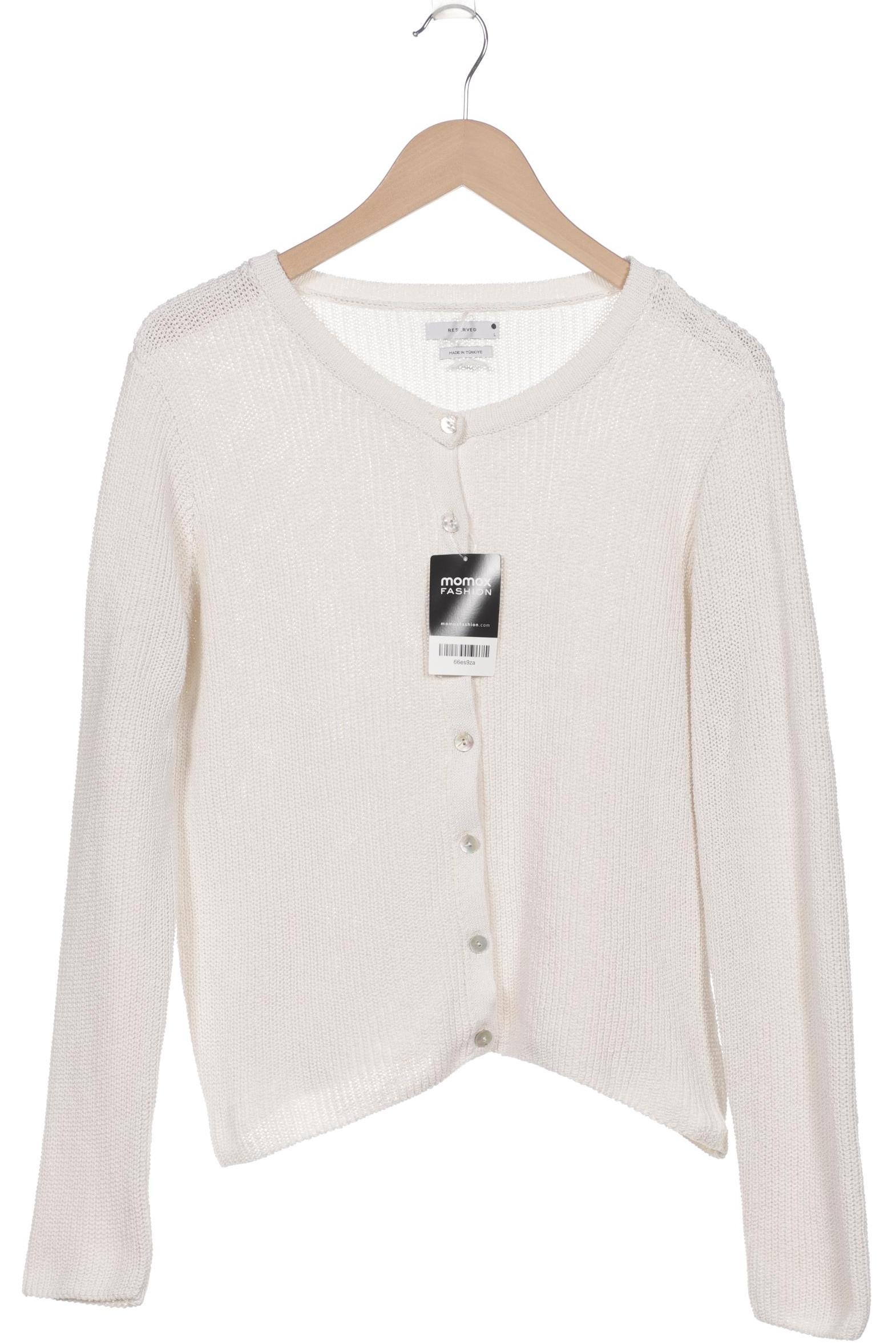 

Reserved Damen Strickjacke, weiß, Gr. 42
