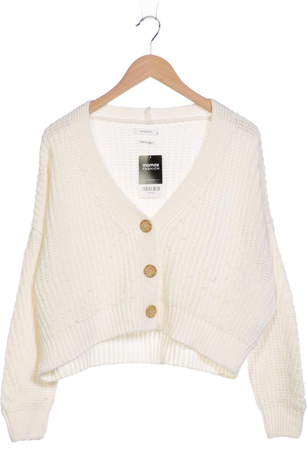 

Reserved Damen Strickjacke, weiß, Gr. 36