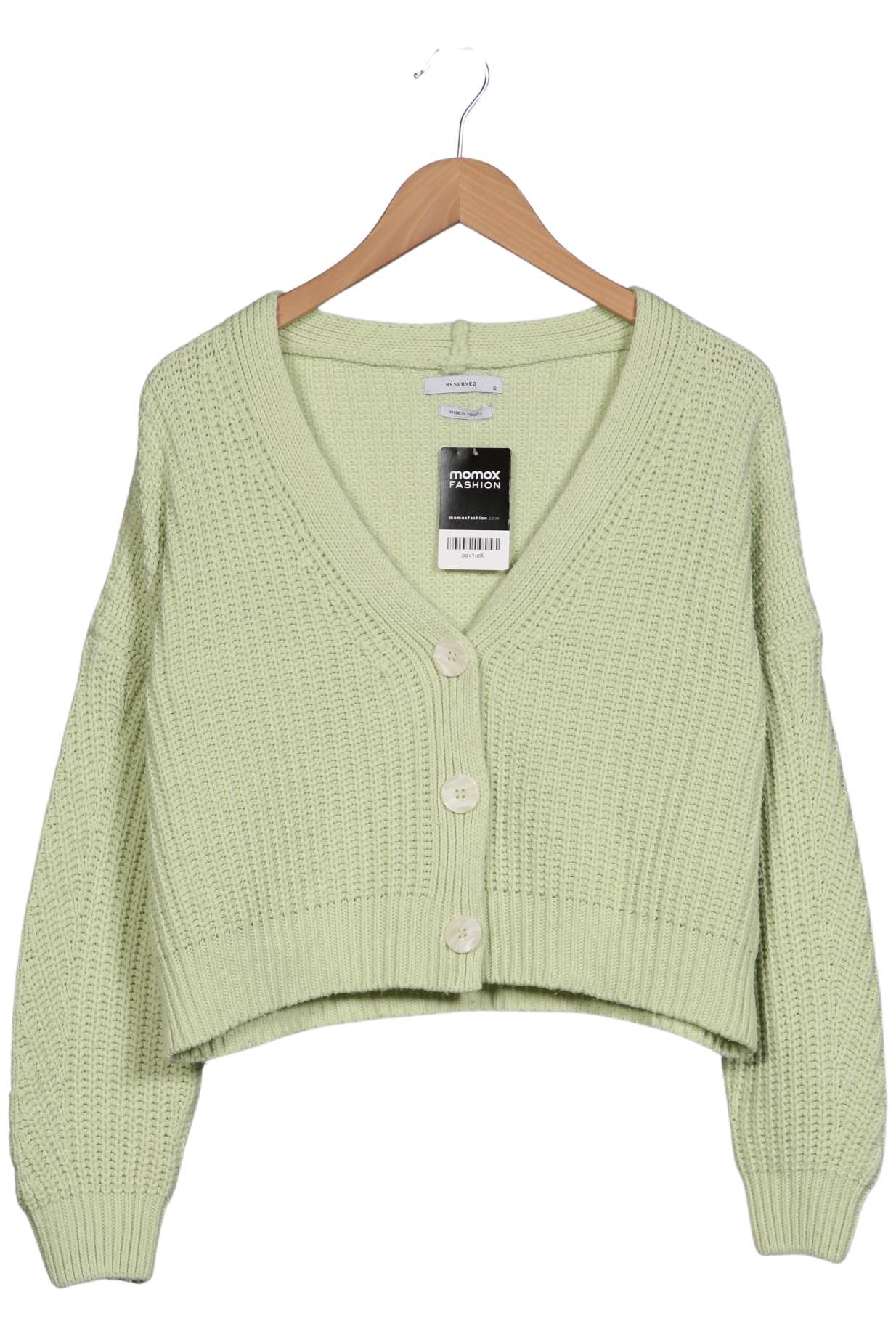 

Reserved Damen Strickjacke, hellgrün, Gr. 36