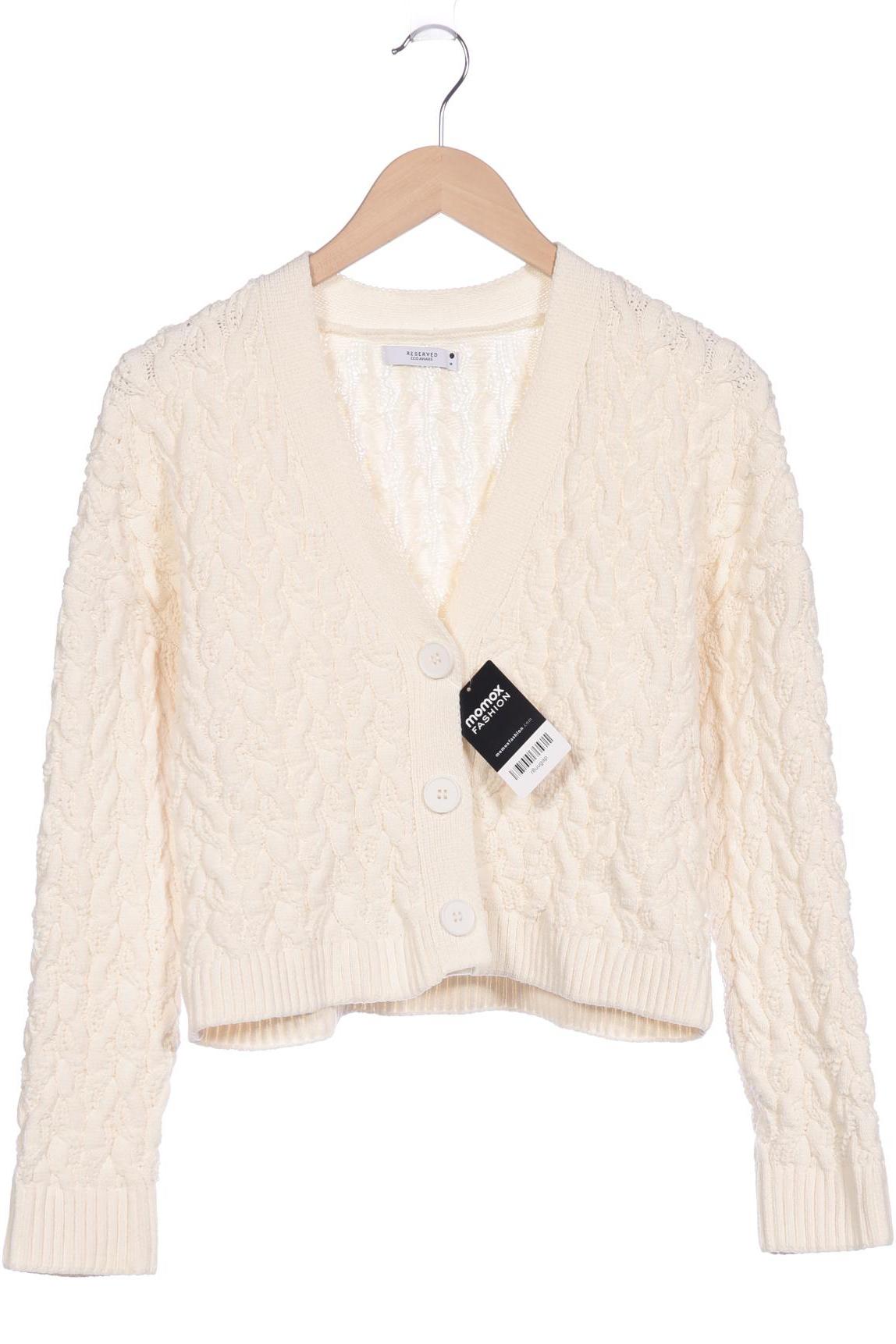 

Reserved Damen Strickjacke, cremeweiß, Gr. 38