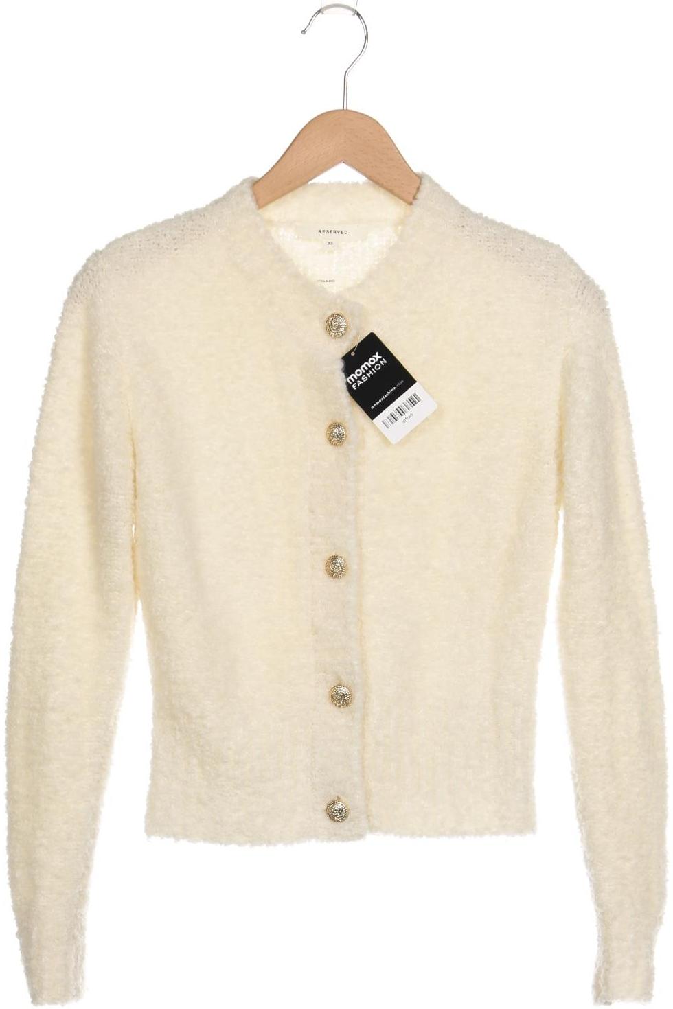 

Reserved Damen Strickjacke, cremeweiß, Gr. 34