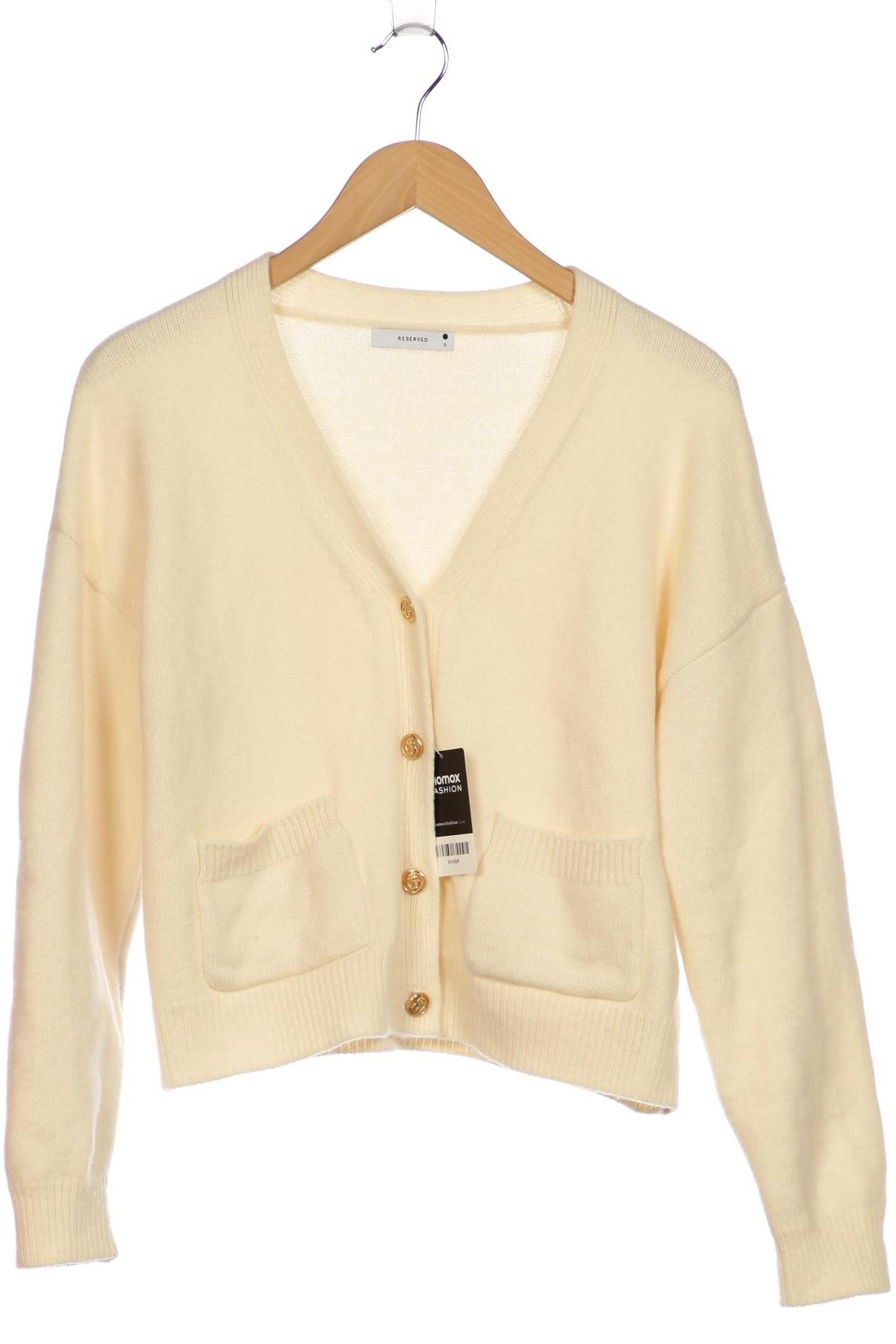 

Reserved Damen Strickjacke, cremeweiß, Gr. 36