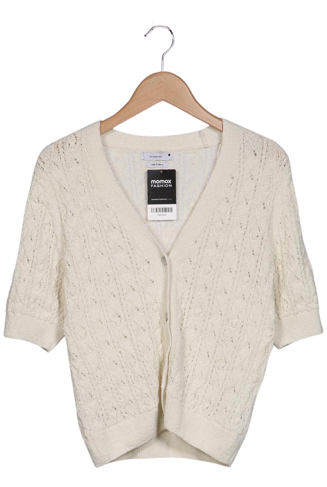 

Reserved Damen Strickjacke, cremeweiß, Gr. 36