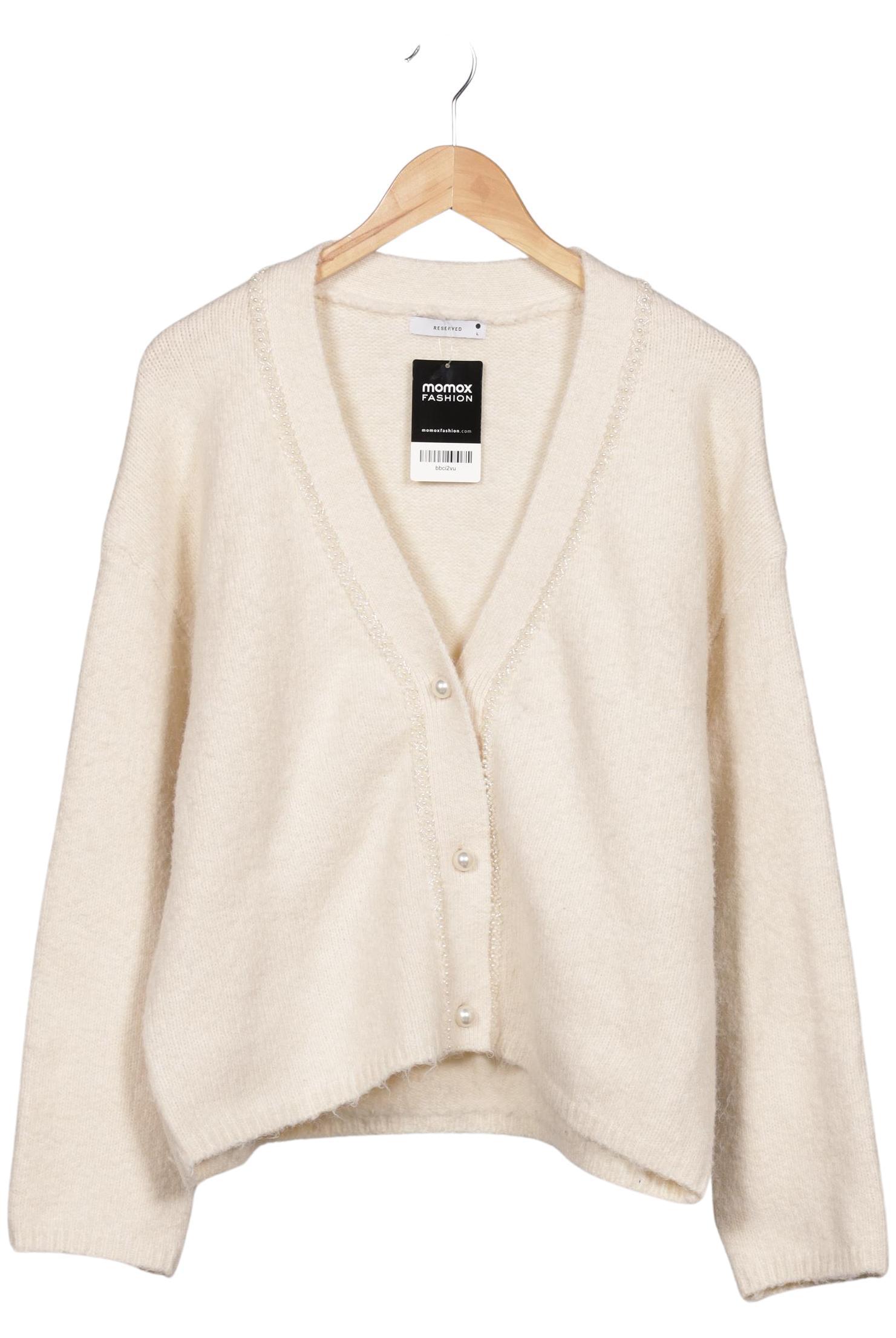 

Reserved Damen Strickjacke, cremeweiß, Gr. 42