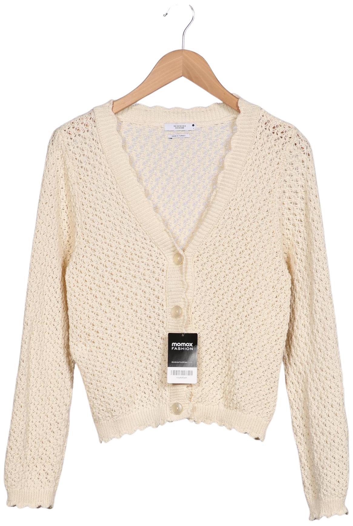 

Reserved Damen Strickjacke, cremeweiß, Gr. 36