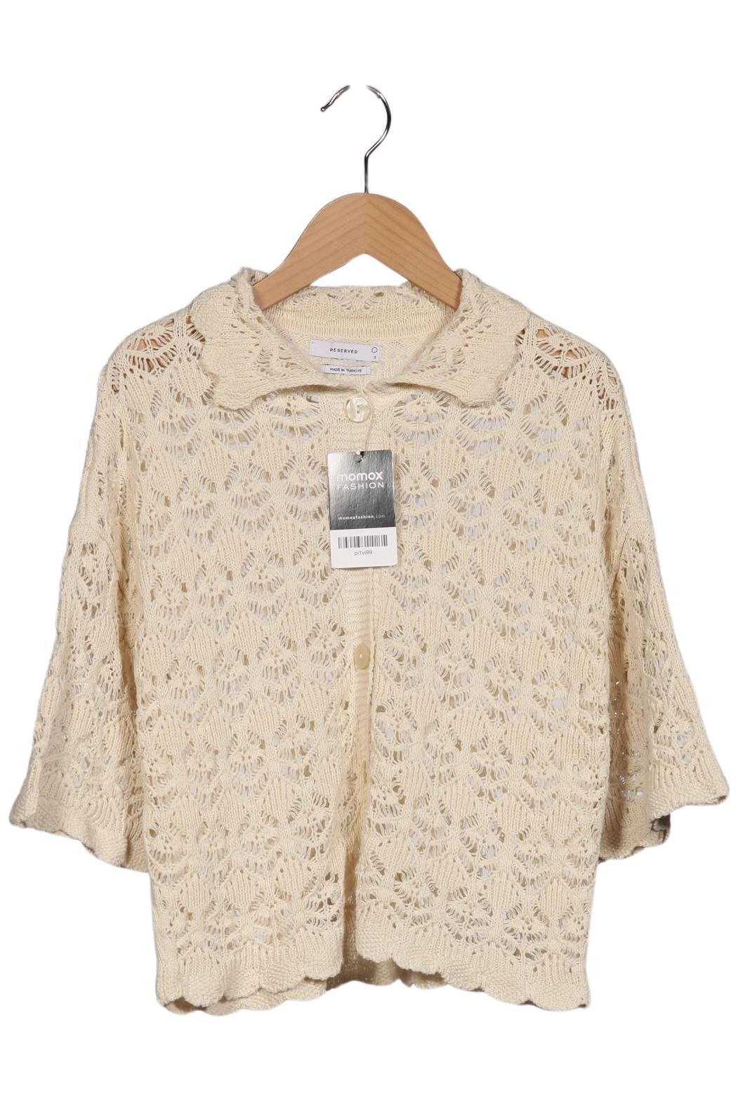 

Reserved Damen Strickjacke, cremeweiß, Gr. 36