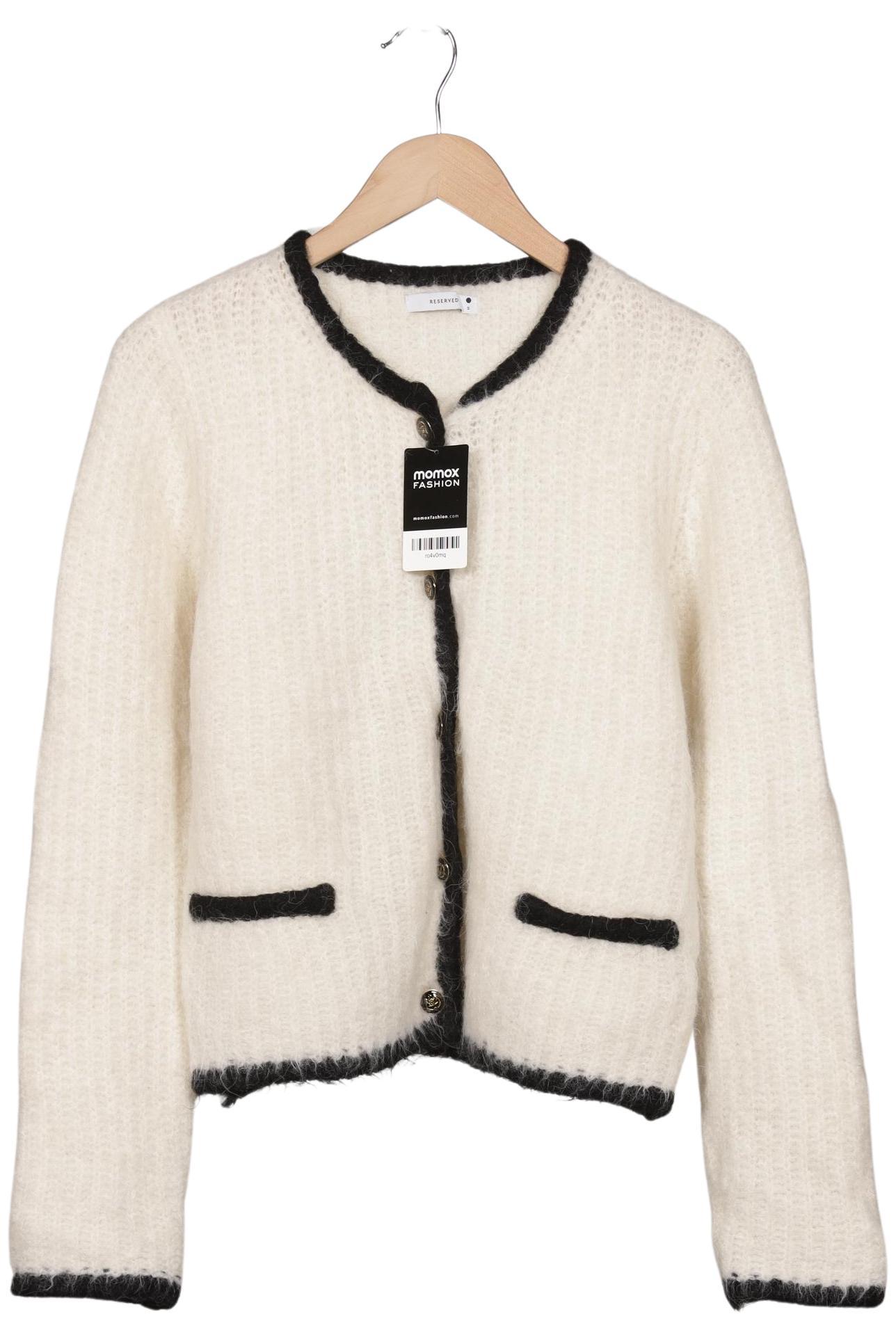 

Reserved Damen Strickjacke, cremeweiß, Gr. 36