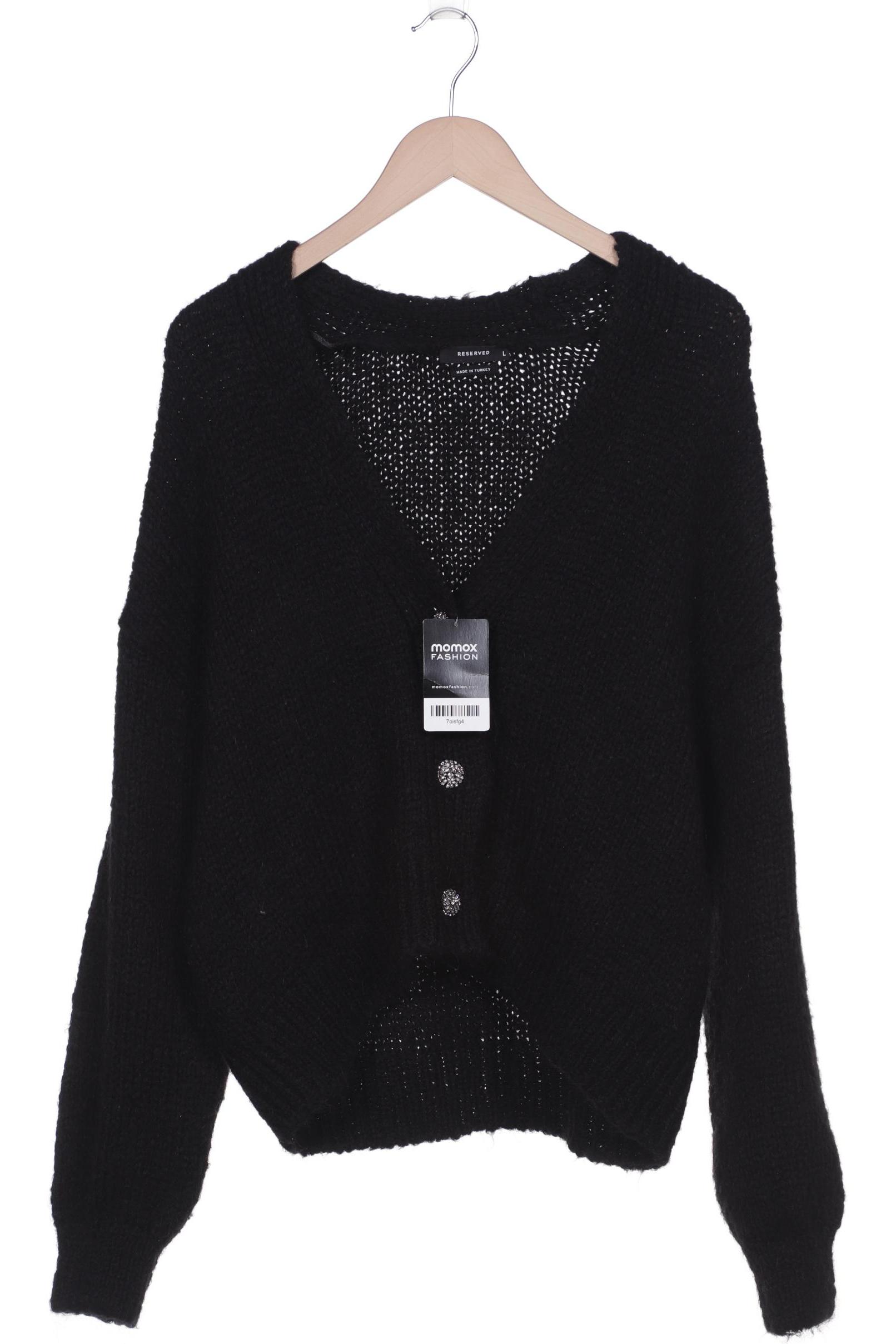 

Reserved Damen Strickjacke, schwarz
