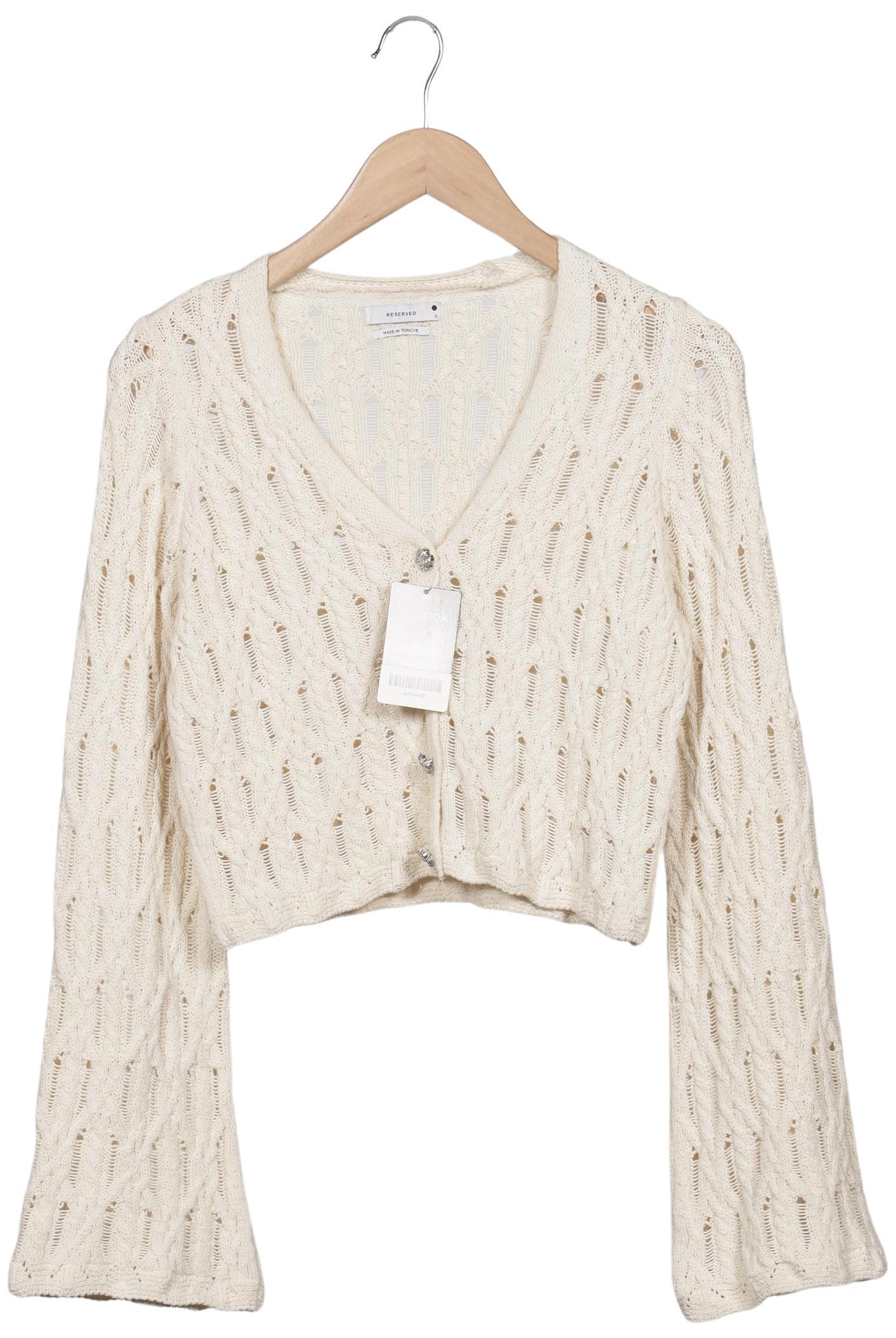 

Reserved Damen Strickjacke, cremeweiß, Gr. 36
