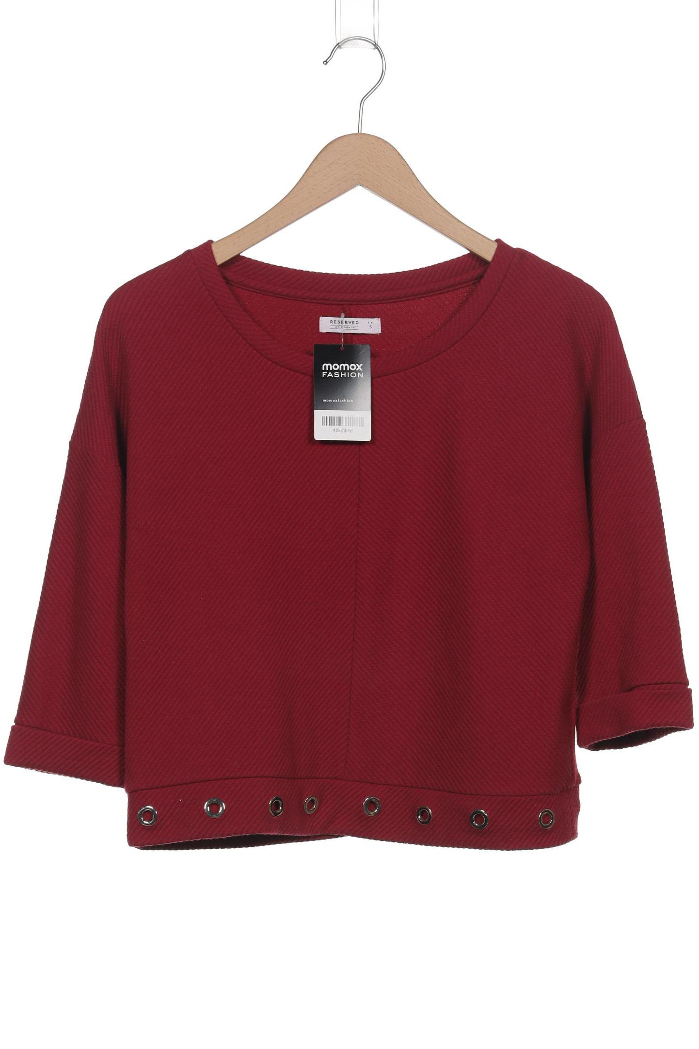 

Reserved Damen Sweatshirt, bordeaux, Gr. 36