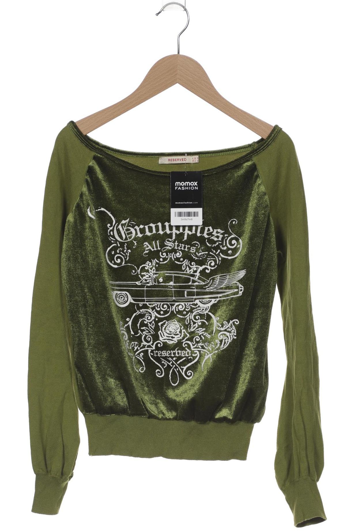 

Reserved Damen Sweatshirt, grün, Gr. 36