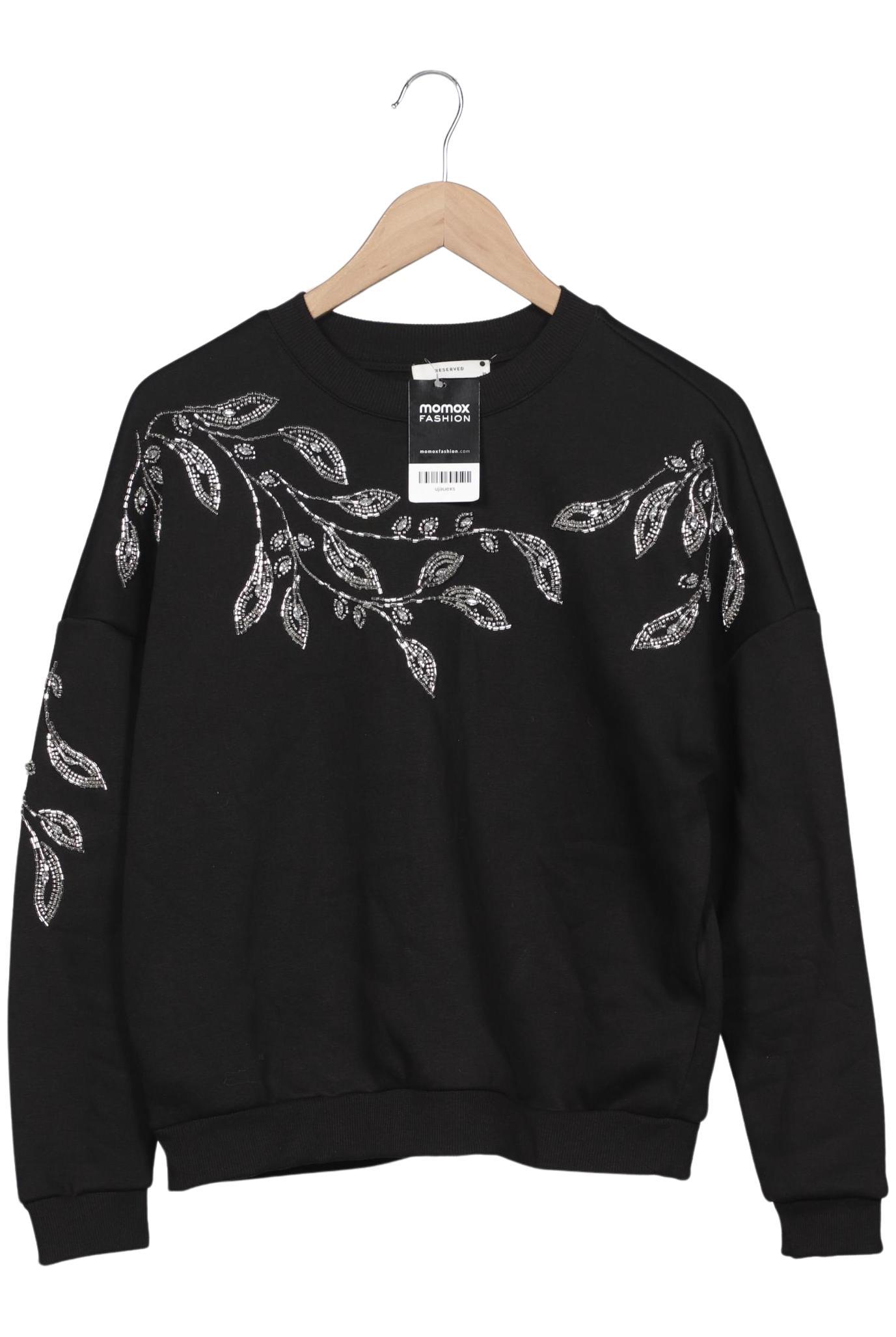 

Reserved Damen Sweatshirt, schwarz, Gr. 38