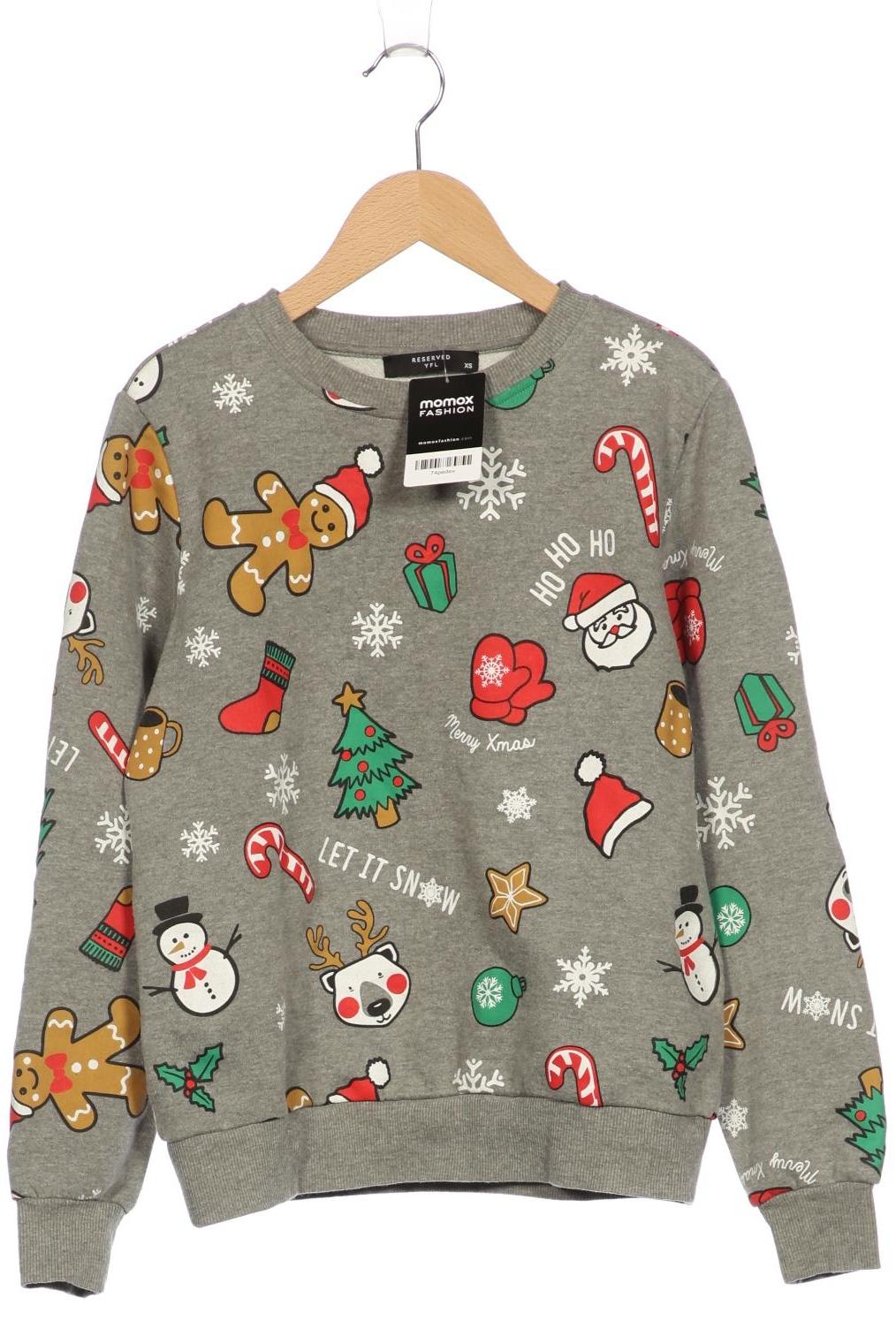 

Reserved Damen Sweatshirt, grau, Gr. 34