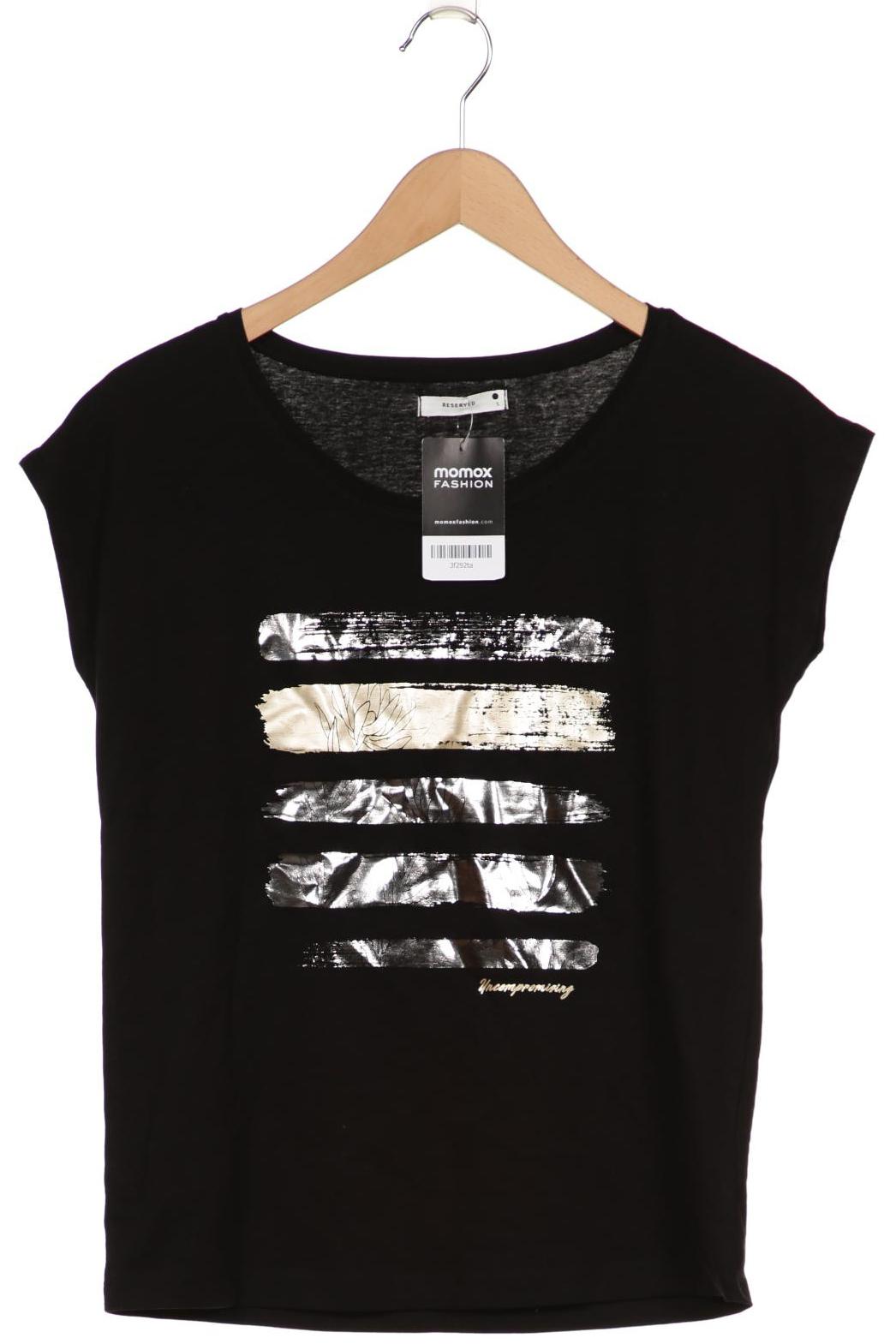 

Reserved Damen T-Shirt, schwarz, Gr. 36