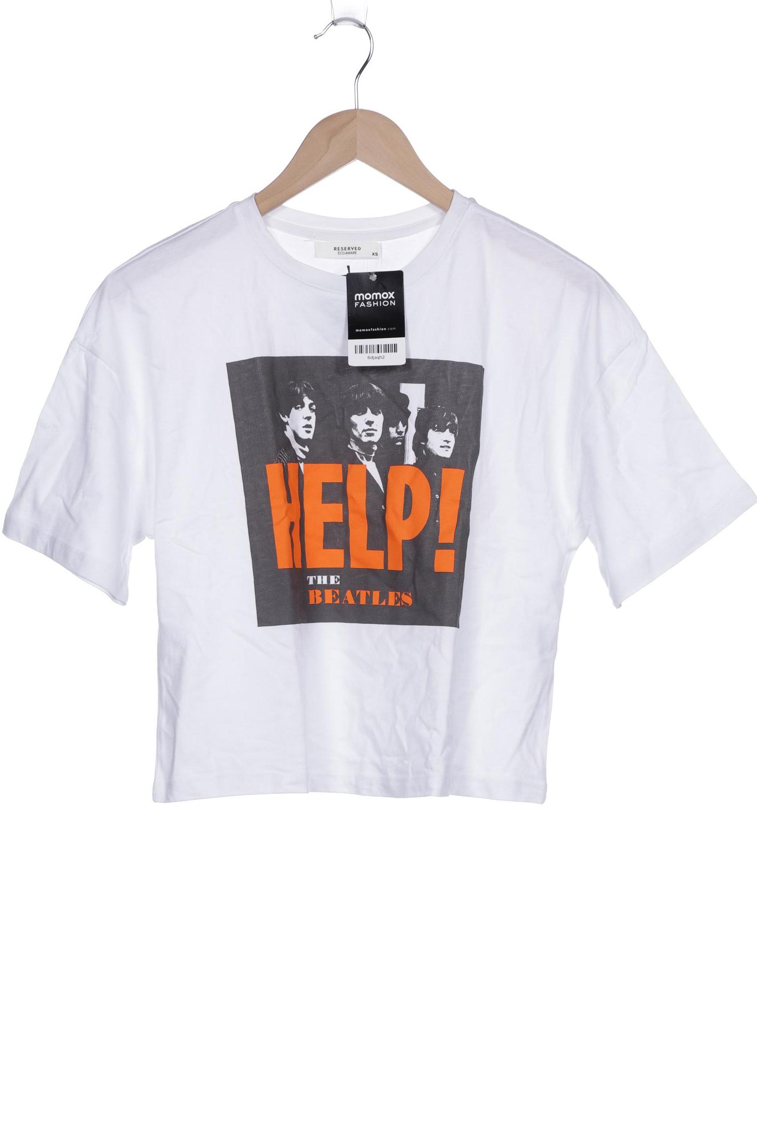 

Reserved Damen T-Shirt, weiß
