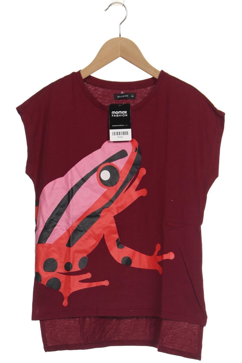 

Reserved Damen T-Shirt, bordeaux, Gr. 34