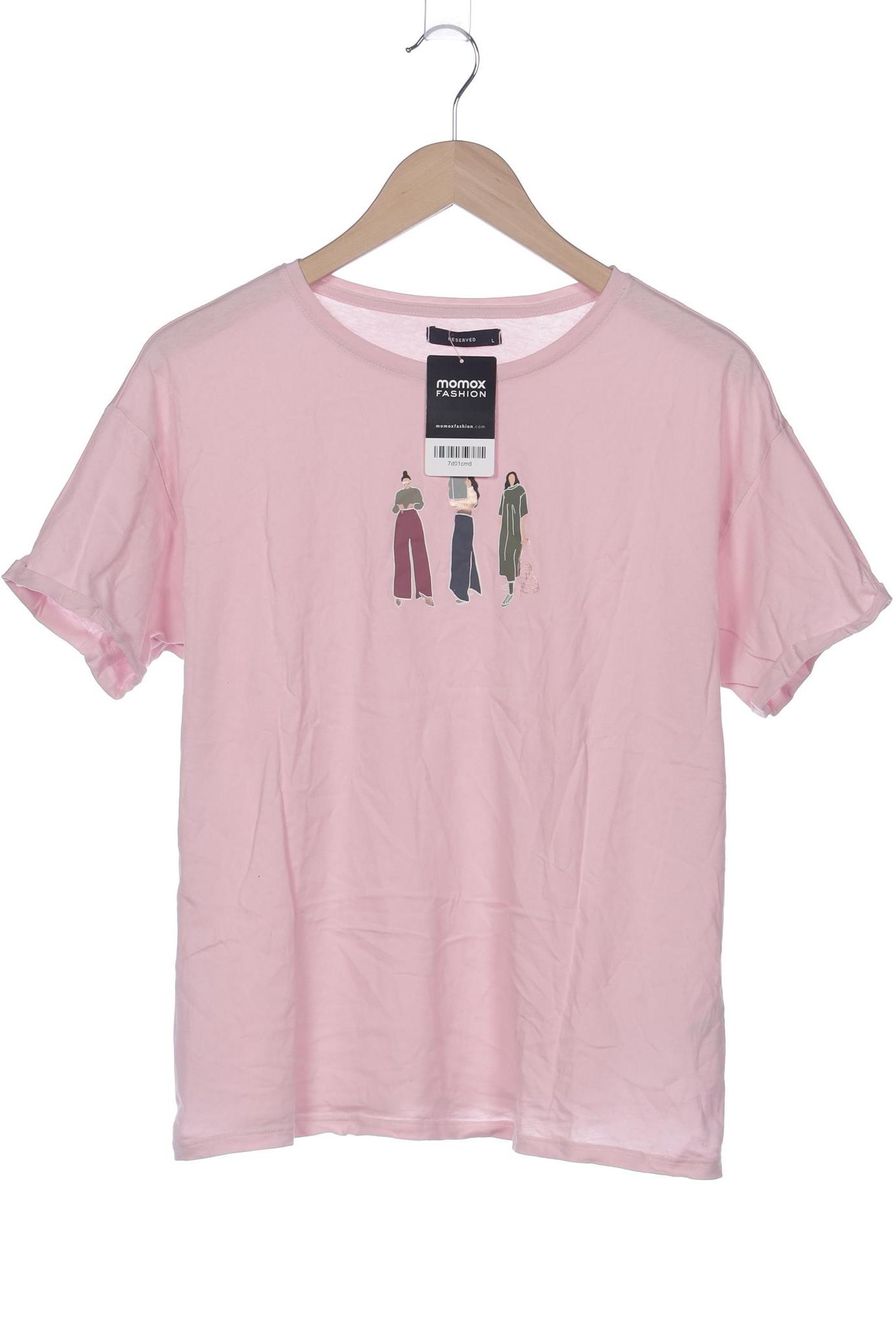 

Reserved Damen T-Shirt, pink, Gr. 42